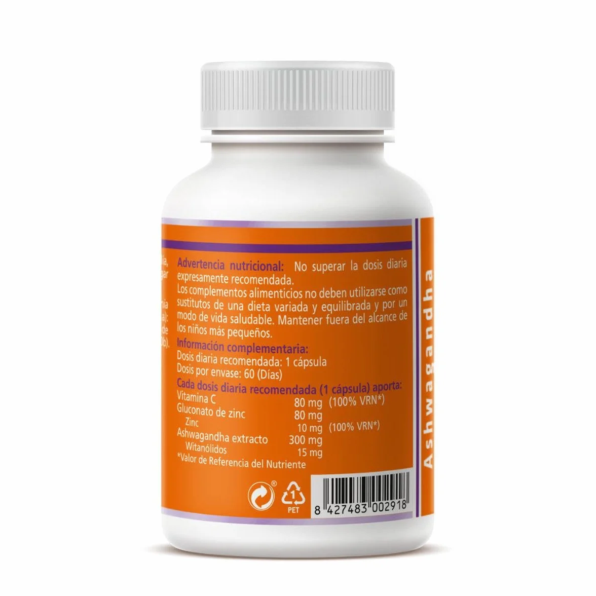 ASHWAGANDHA 60 Capsulas