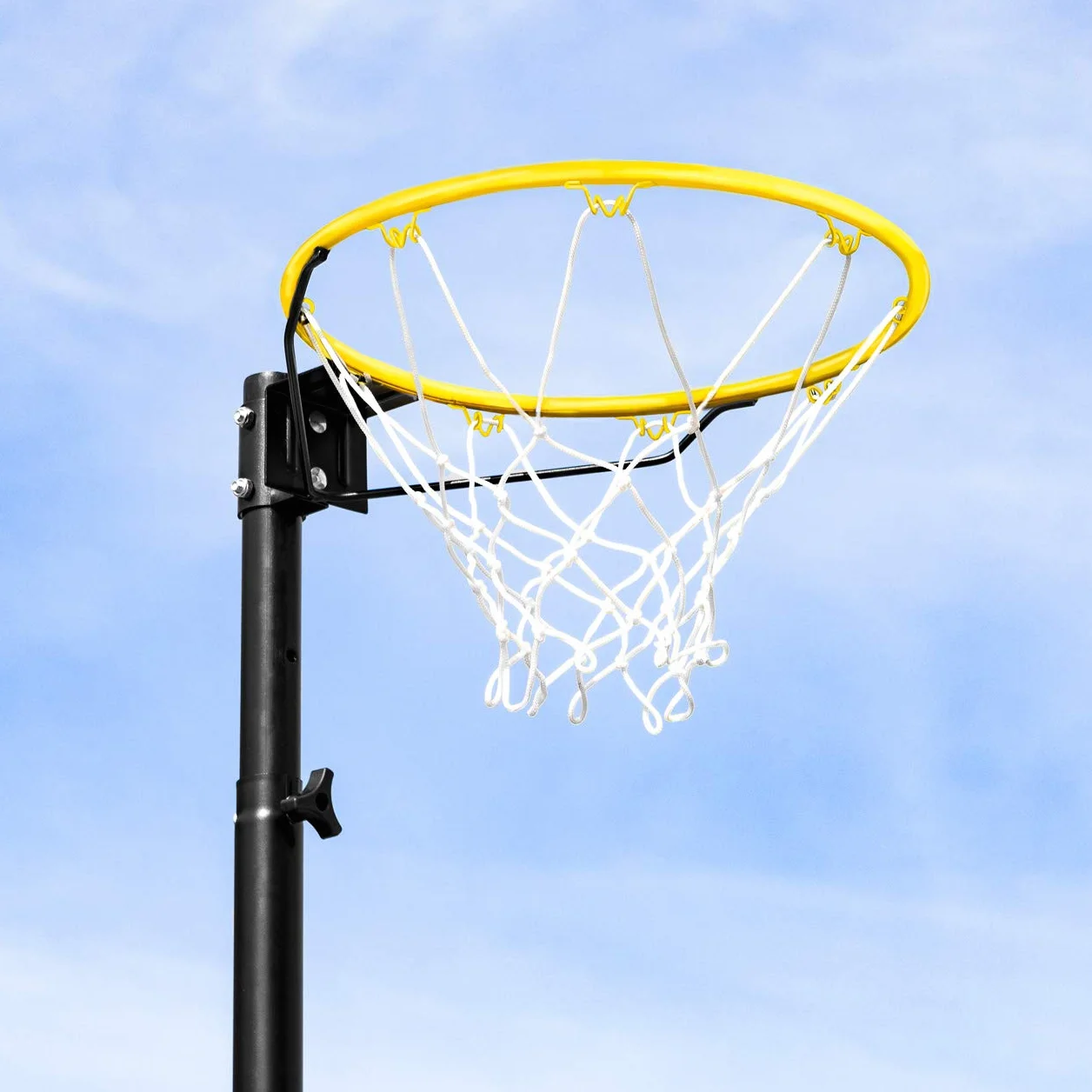 Forza Netball Post Ajustable 2,4 m – 3 m Aro Regulación Base Portátil con Ruedas