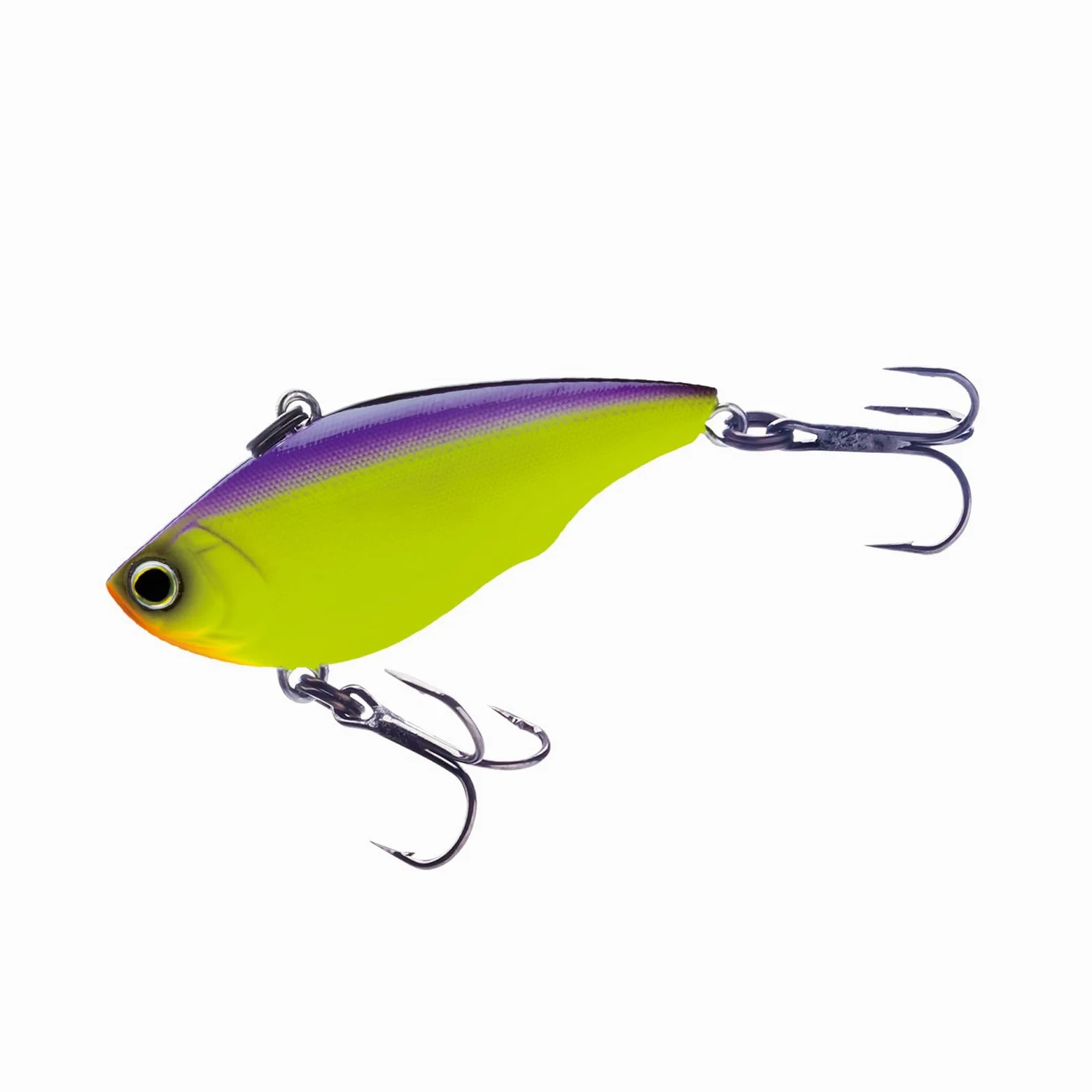 Yo-Zuri Rattl'n Vibe Mini Señuelo, Unisex, Purple Back Chartreuse, 1-5/8"
