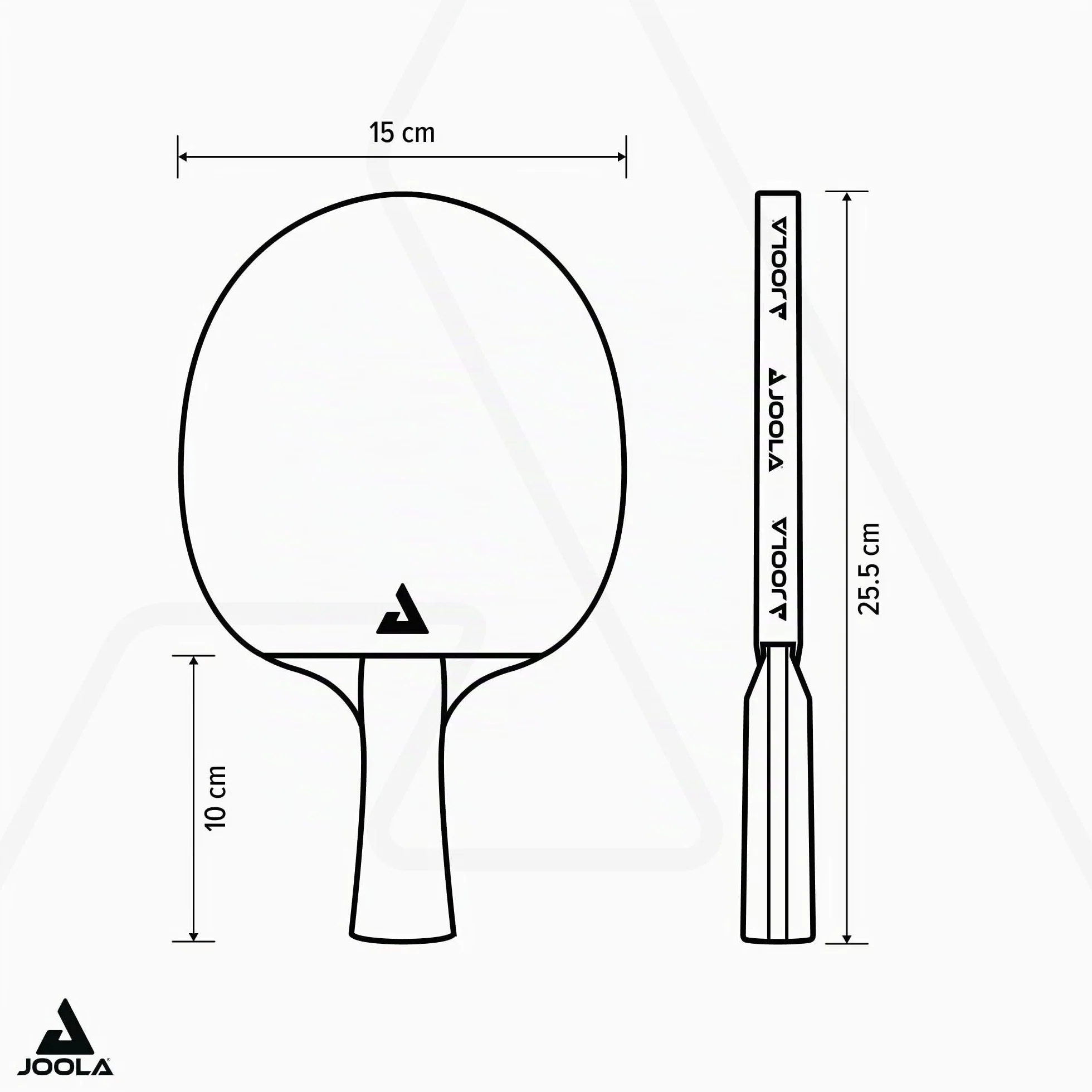 JOOLA Carbon Raqueta de Ping Pong Profesional, para Jugadores avanzados - Tecnología Carbowood