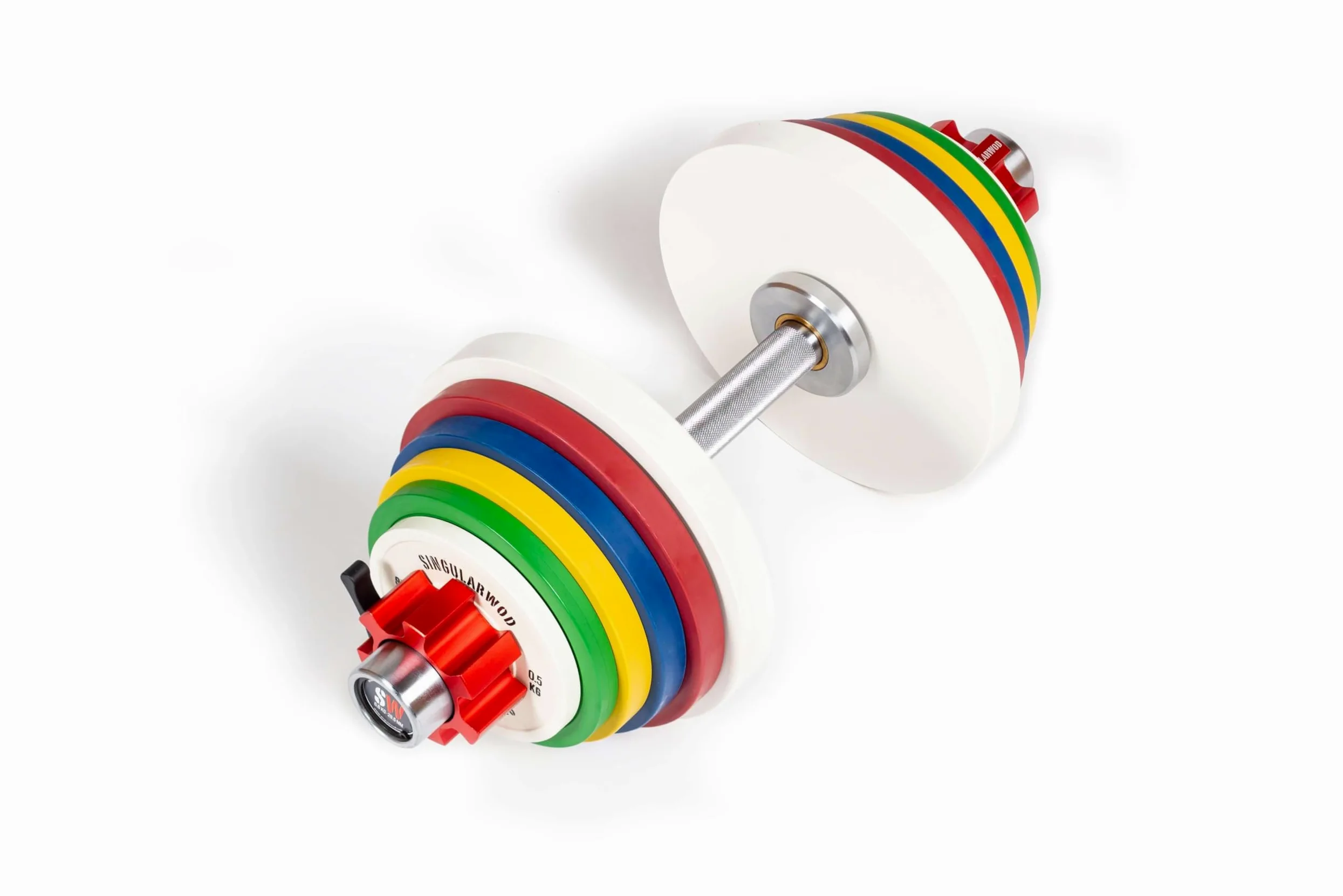 Mancuerna Ajustable de Discos Fraccionales. Accesorios Mancuernas - Halteres -Weights - Pesas. Pesos Fitness Mancuerna Ajustable SINGULARWOD - Mancuernas Ajustables