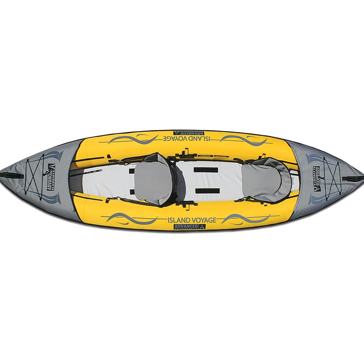 Advanced Elements Island Voyage 2 - Kayak Hinchable, Color Amarillo