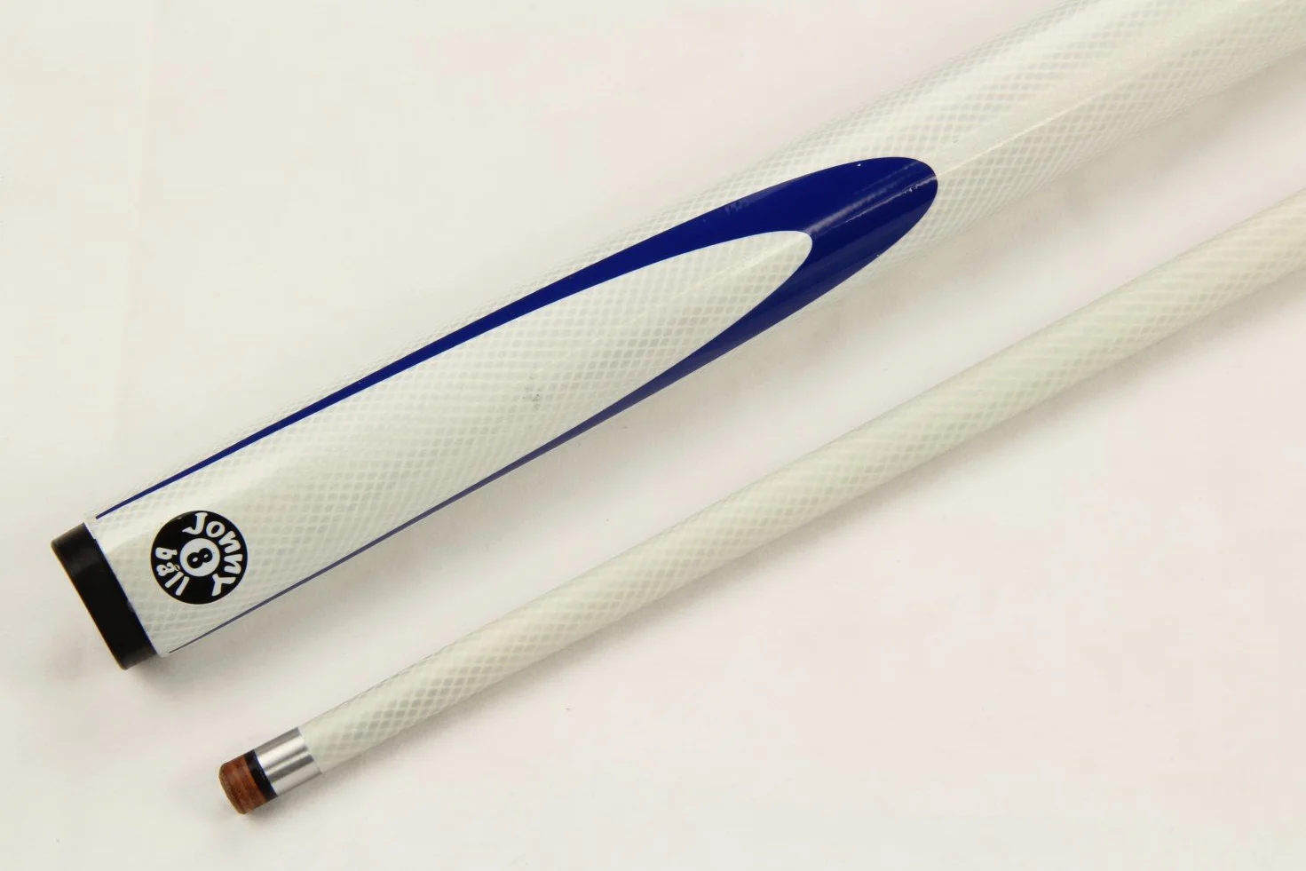 Inferno Taco de billar 2 piezas punta 9 mm grafito 144,78 cm blanco