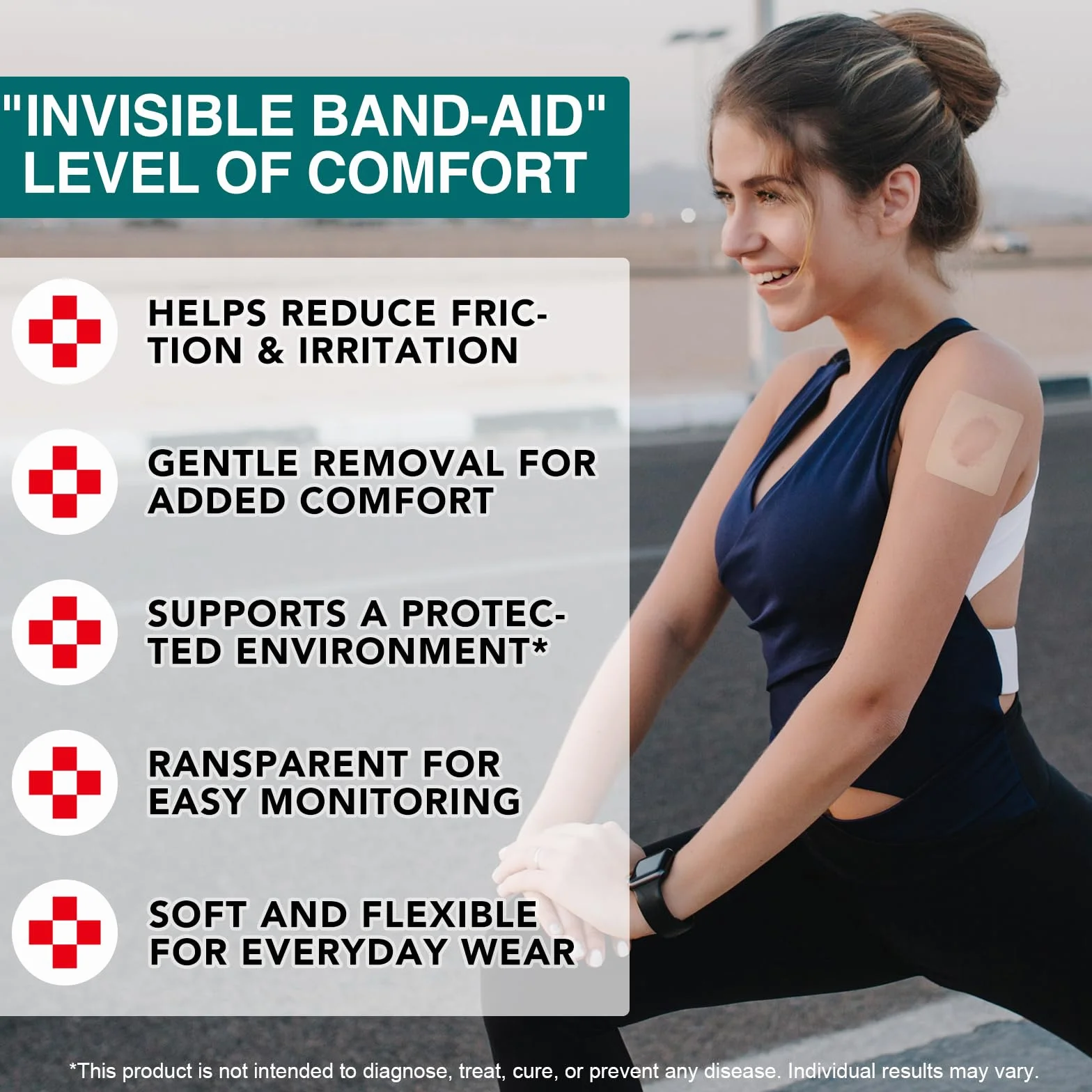 Rollo de Hidrocoloide para el Cuidado de Heridas, 5 cm x 3,6 m, Cinta Impermeable Recortable