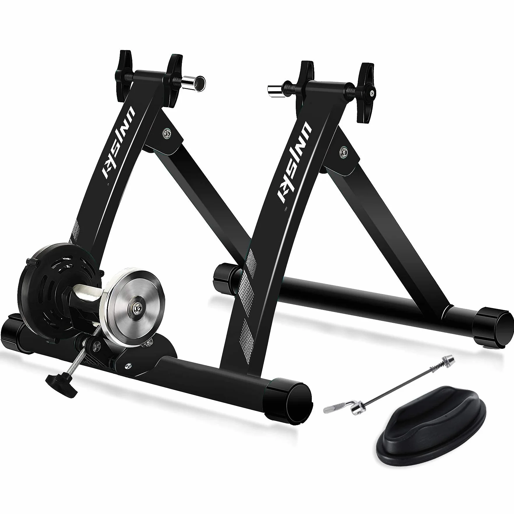 UNISKY Soporte magnético para bicicleta con 6 niveles de resistencia, apto para ruedas de 26 a 28 pulgadas, 700C