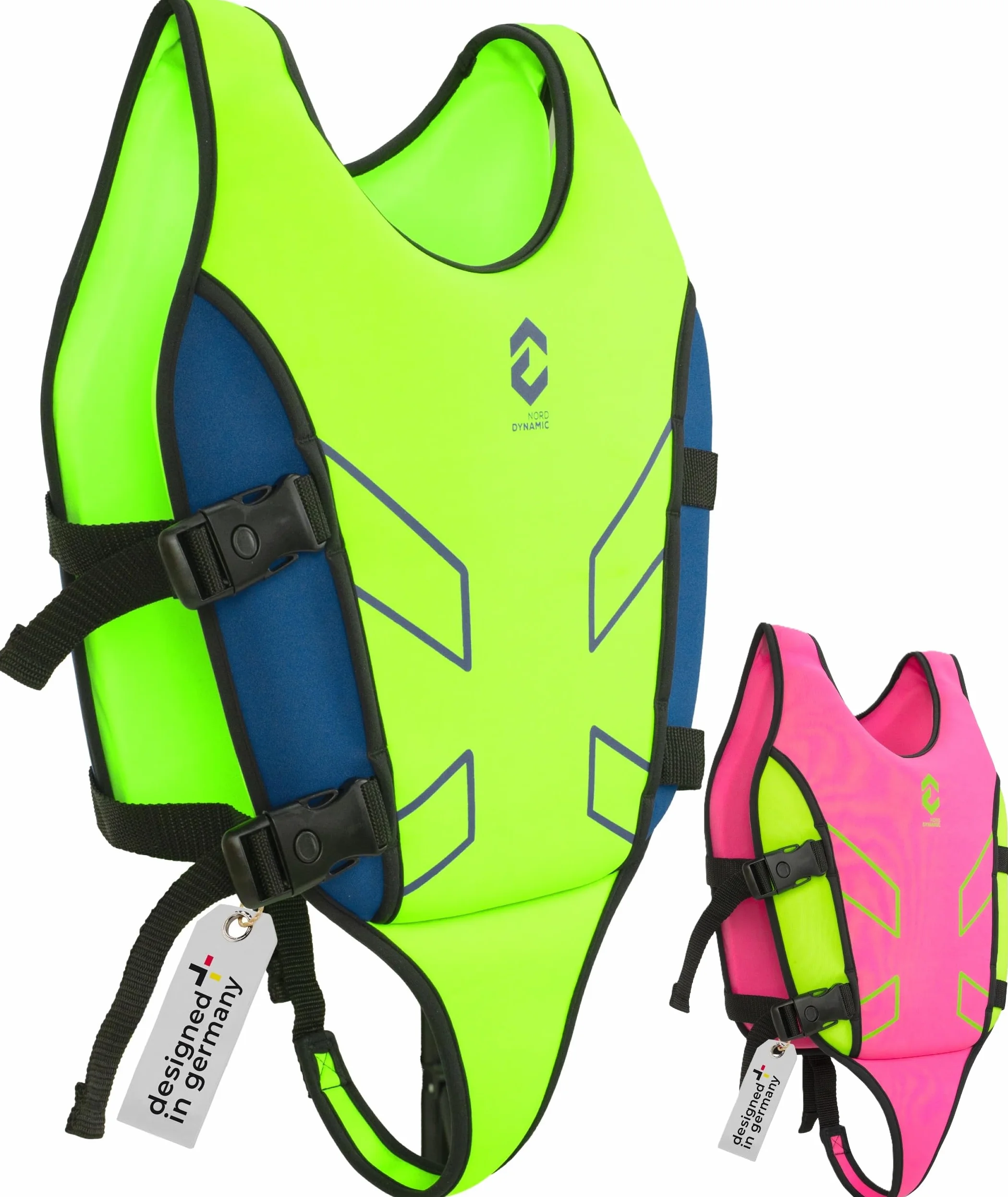 Chaleco de Natación Premium para niños - Diseñado en Alemania - Ayuda de natación de 15-19 kg y 19-30 kg, Ayuda de flotabilidad, Chaleco de flotabilidad, Swim Vest