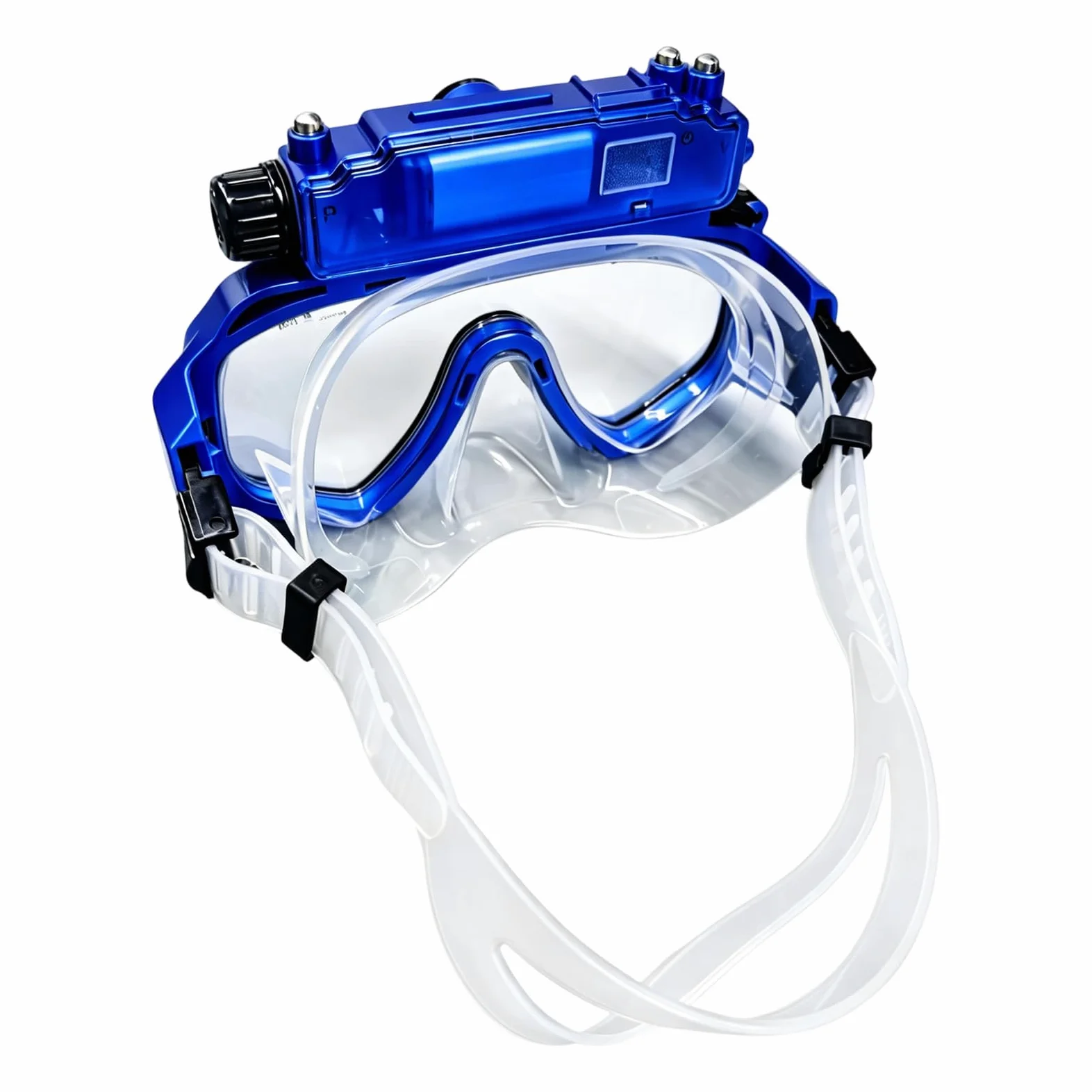 Gafas de buceo con cámara | Lente de vidrio templado, falda de silicona, correa ajustable para esnórquel, aventuras acuáticas en la piscina