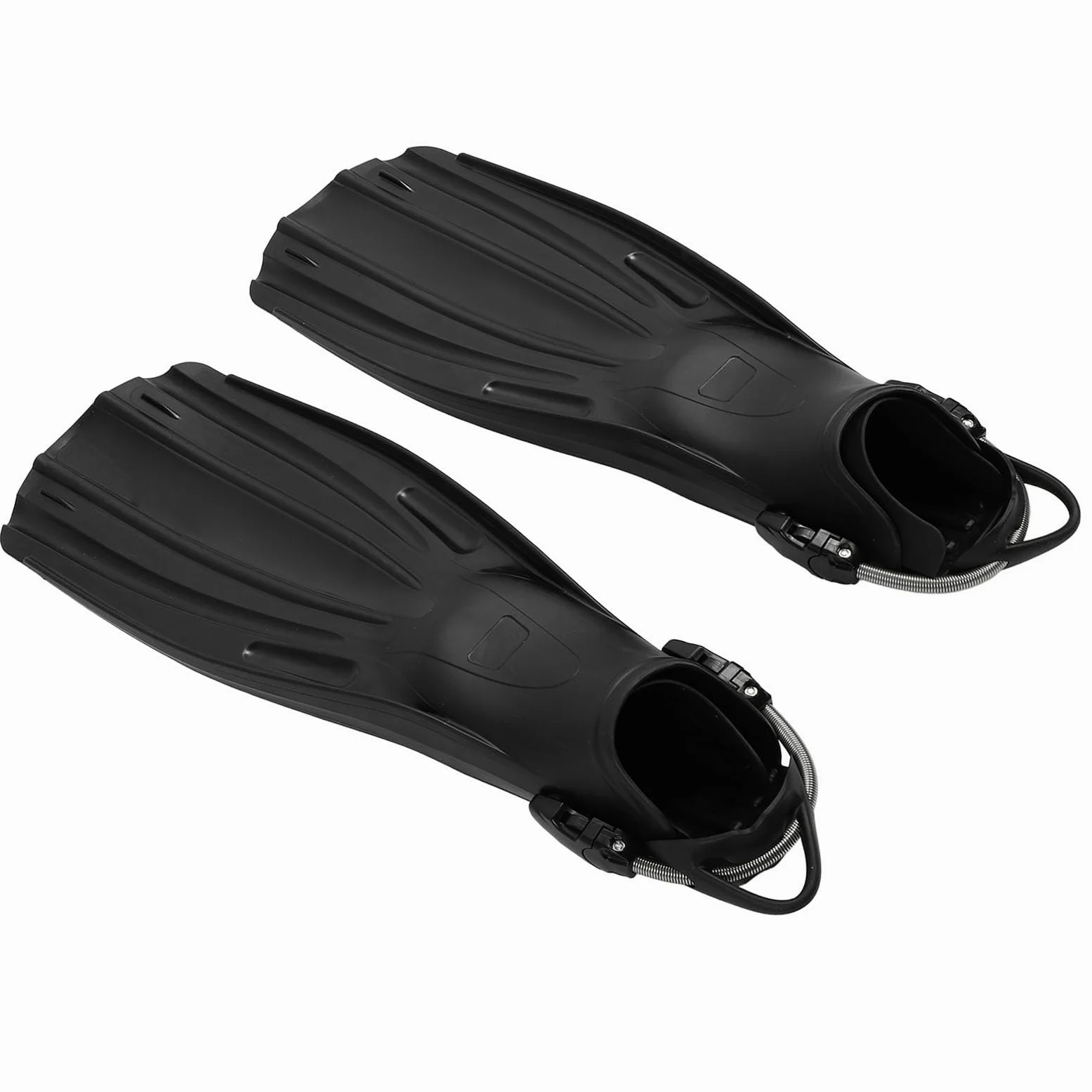 Generic Aleta para Pies Subacuática Diseño Ergonómico Negro Premium para Buceo y Apnea 2 Piezas