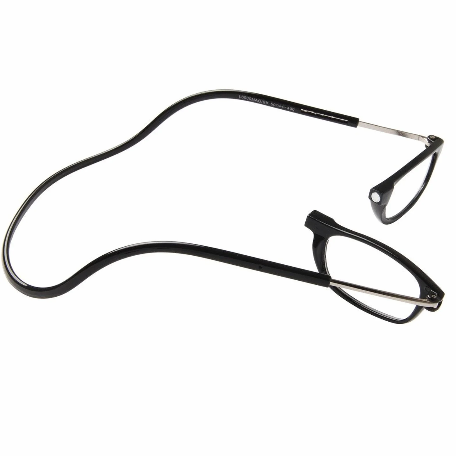 TBOC Gafas de Lectura +2.50 Dioptrías Montura Negra Magnéticas Plegables