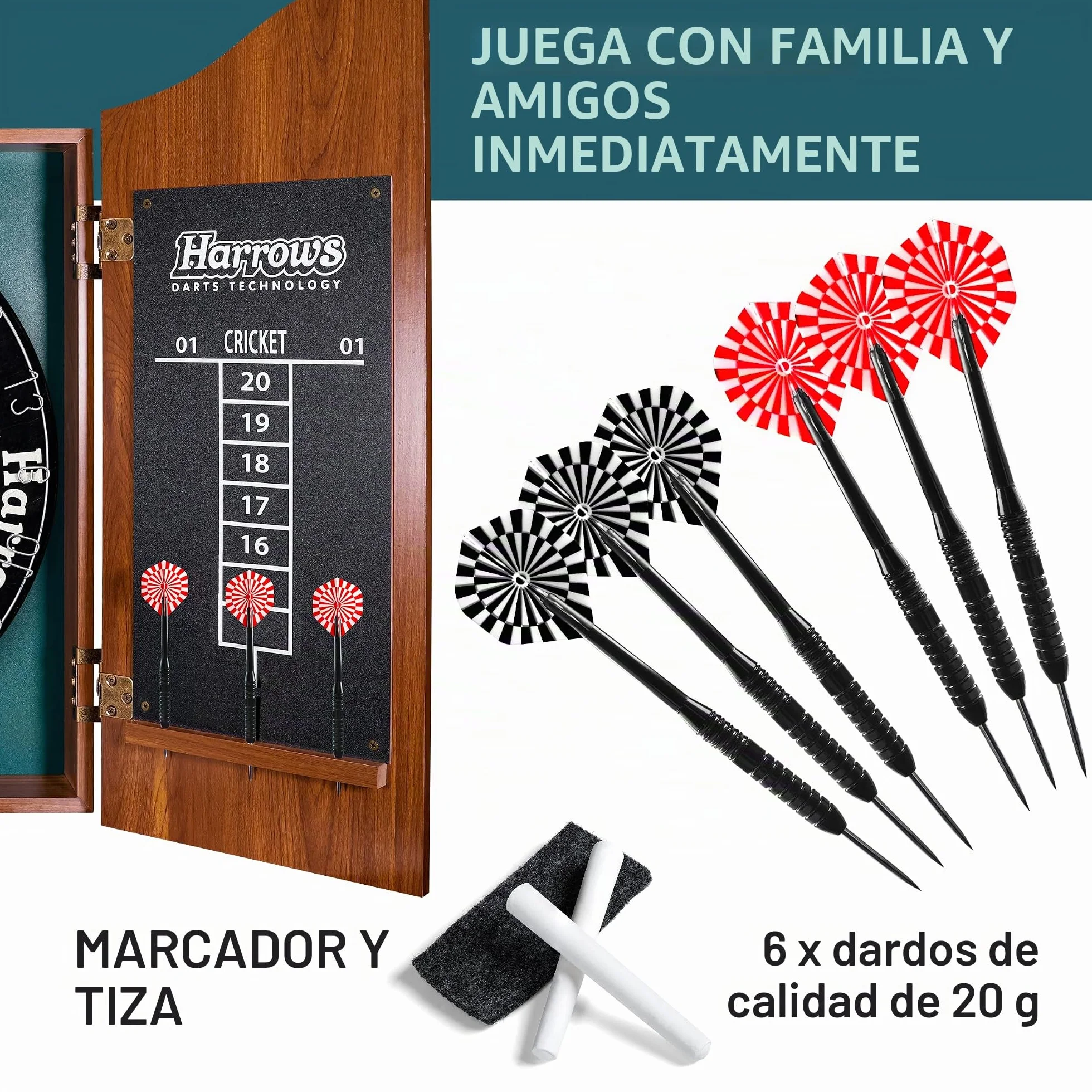 Harrows Juego Completo de Dart Pro's Choice