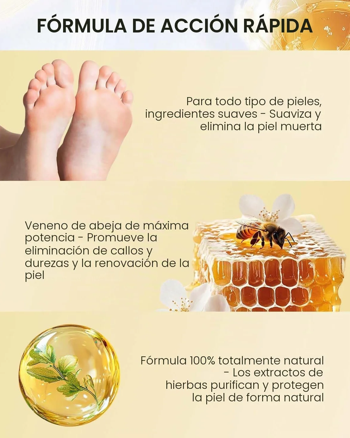 Removedor de Maíz con Veneno de Abeja 20 ml Máxima Potencia Eliminador de Callos Líquido para Pies