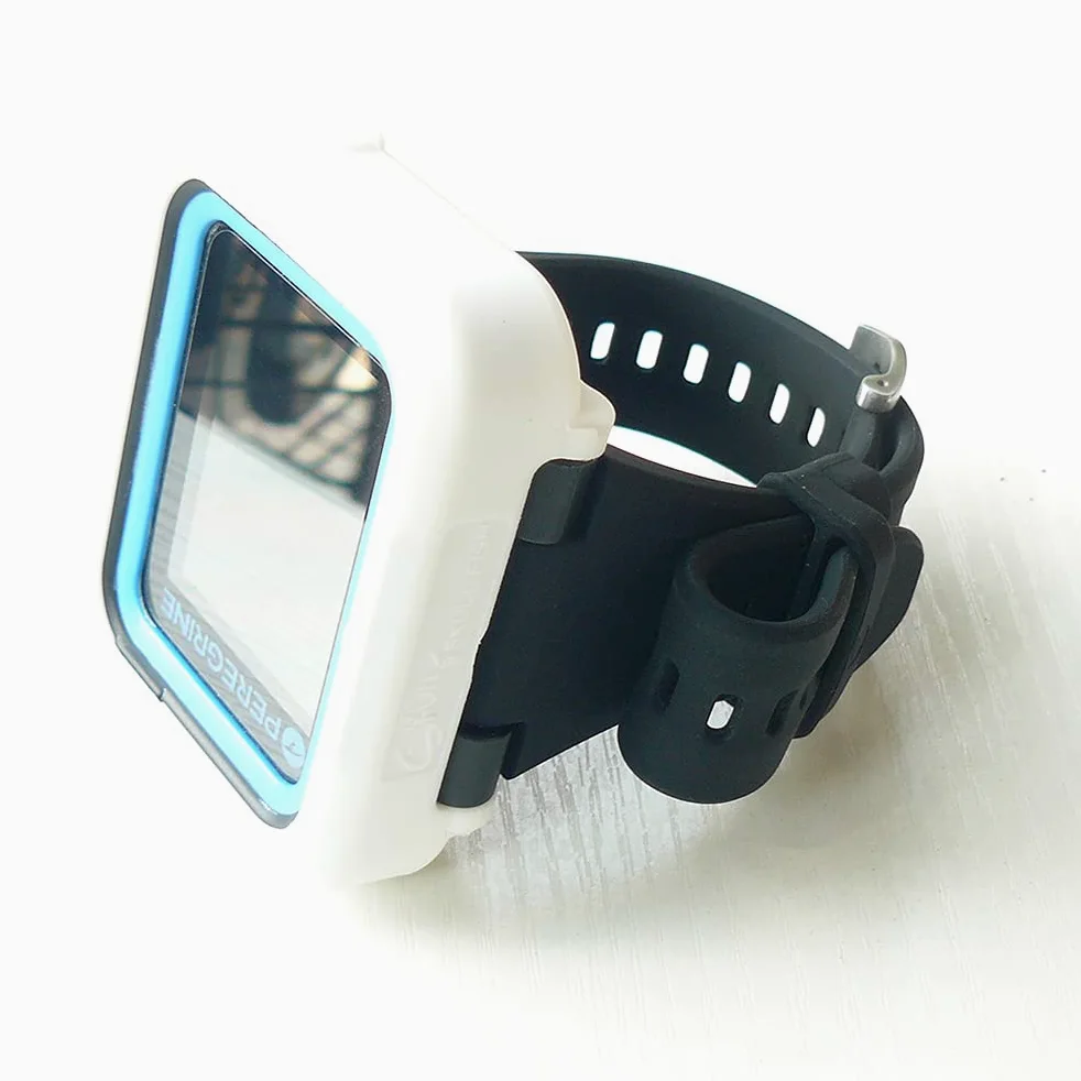 Funda protectora de silicona para ordenador de buceo Shearwater Peregrine/Peregrine TX (blanco)