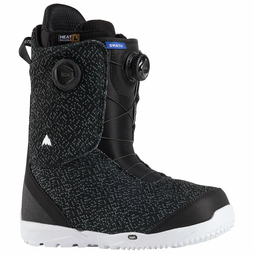 Burton Swath Boa Botas de Snowboard Hombre Negro