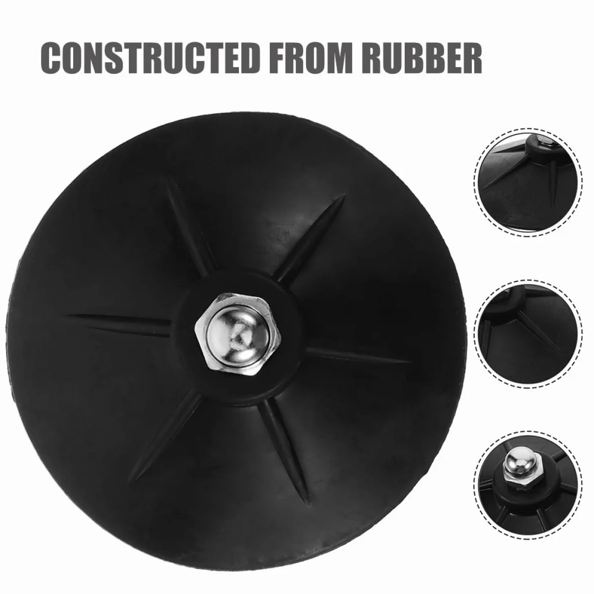 10 Ventosas de Goma para Sacos de Arena de Boxeo, Base de Succión Extra Fuerte y Estable, Accesorio Resistente de Caucho para Entrenamiento en Gimnasios y Uso Doméstico