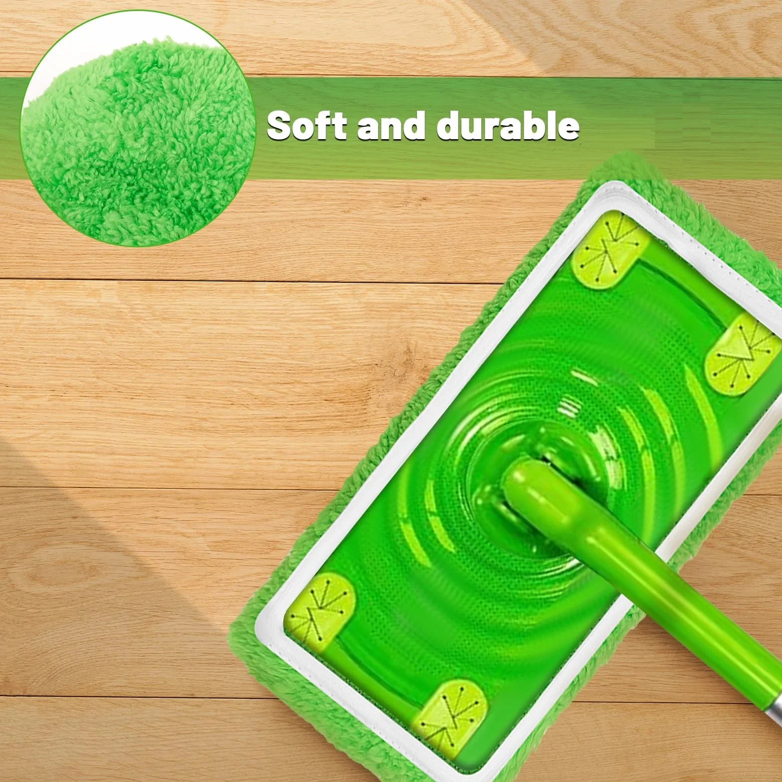 Toallitas de Microfibra para Mopa Swiffer, Paños Recambios Lavables Reutilizables 10 Unidades