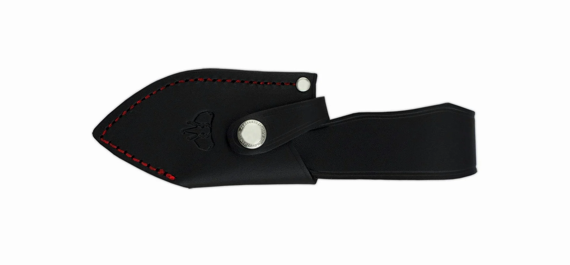 Cudeman Cuchillo 115-B* Mini Boina Verde hoja de acero inox ACX-380 de 9 cm empuñadura de micarta negra de 10 cm funda de cuero para caza, pesca, supervivencia y bushcraft + Portabotellas regalo