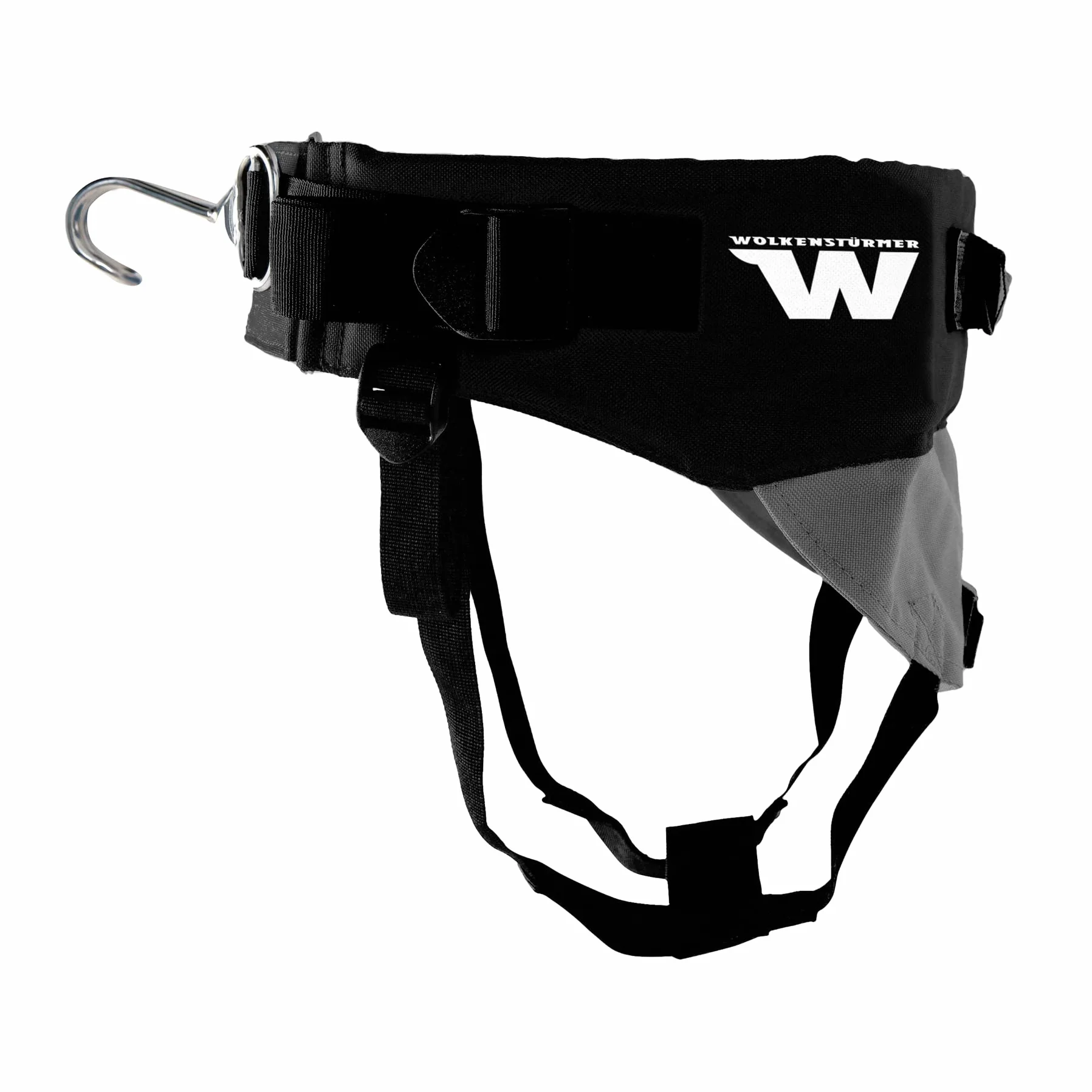 Wolkenstürmer Trapecio universal negro para Harness Fix Talla S-XL Arnés de cometa trapezoidal