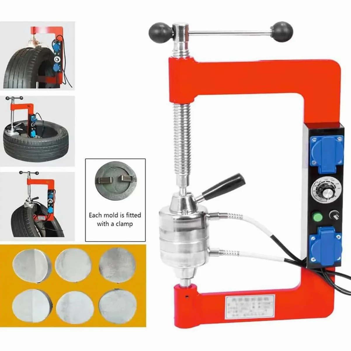 Máquina de reparación de neumáticos con control de temperatura constante para mantenimiento profesional de automóviles