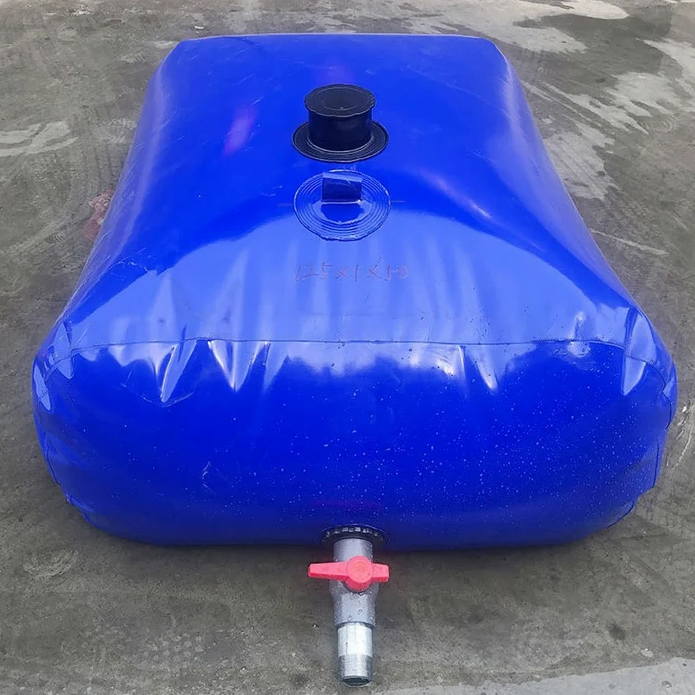 Deposito Agua 500 600 1000 1500 3000 Litros Exterior Bolsa de Agua Flexible Bolsa de Agua de Gran Capacidad Bolsa de Almacenamiento de Agua Al Aire Libre PortáTil Grande Gruesa Plegable Coche Flexible