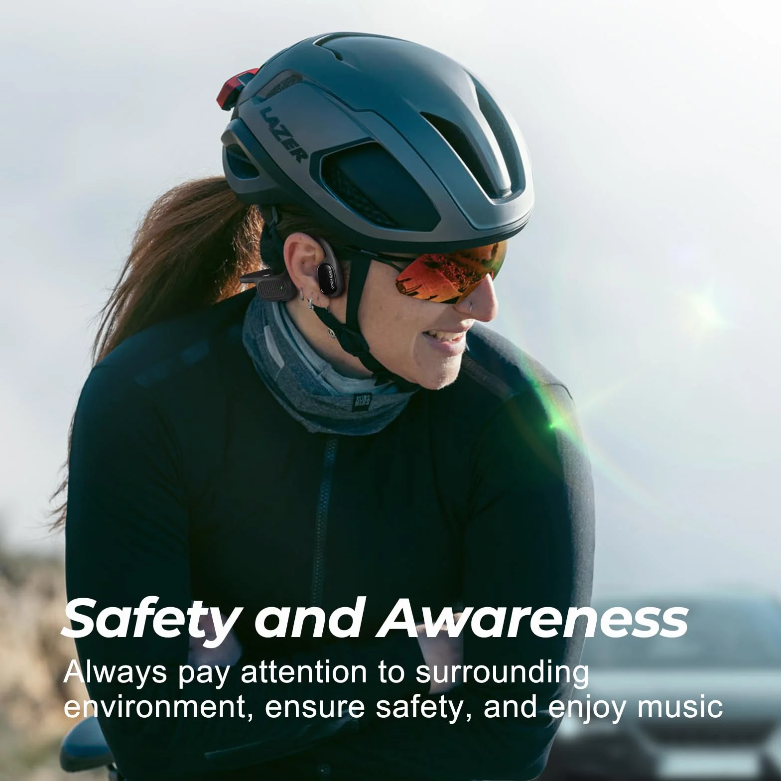 Auriculares de sonido huesos, Bluetooth 5.3, IP68, impermeables, para nadar con micrófono, conducción ósea, auriculares con reproductor de MP3, 32 GB, para correr, ciclismo, natación