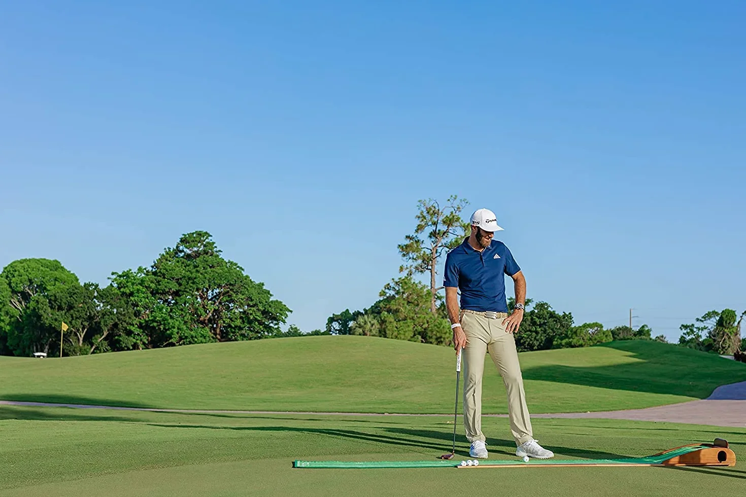 Practice Alfombrilla de Putting Alfombrilla Oficial de Dustin Johnson