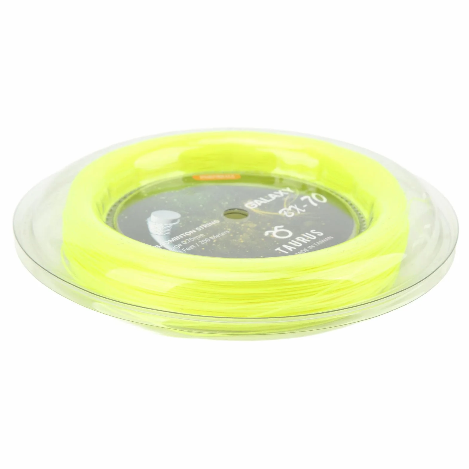 VGEBY Cuerda de Raquetas de Bádminton, Carrete de 200 M de Cuerda de Bádminton de Nailon de Alta Elasticidad de 0,7mm para Adultos y Jóvenes 7 Colores