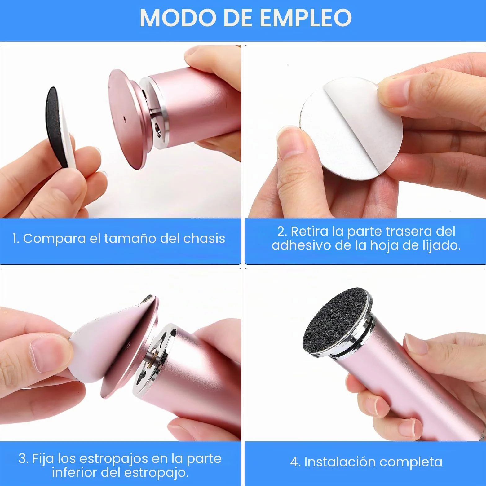 120 Discos Abrasivos Pies Grano 80 100, Papel Lija Pies, Juego Pedicura Uso Doméstico