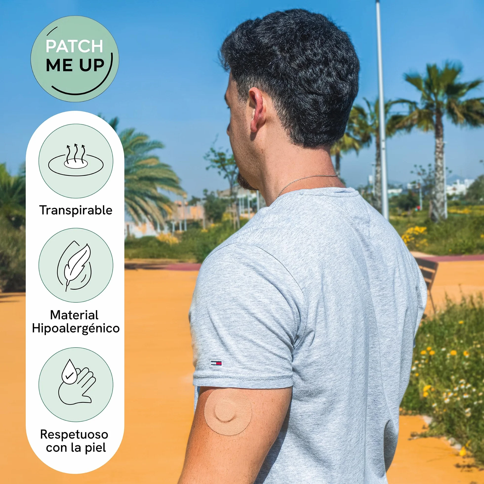 Parches Sensor Freestyle Libre 2 y 3 Adhesivos Hipoalergénicos Impermeables Fijación 14 Días Protector Medidor Glucosa