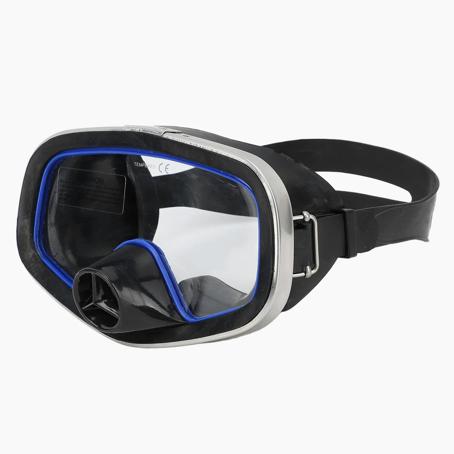 Gafas de Buceo, Lentes de Vidrio Templado a Prueba de Agua de Silicona, Gafas Subacuáticas con Vista Clara, Cómodas a Prueba de Arañazos para Bucear, Nadar y Bucear