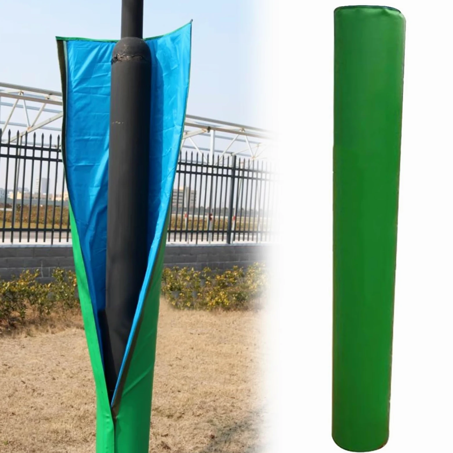 Envolturas para postes exteriores impermeables con acolchado y cierre