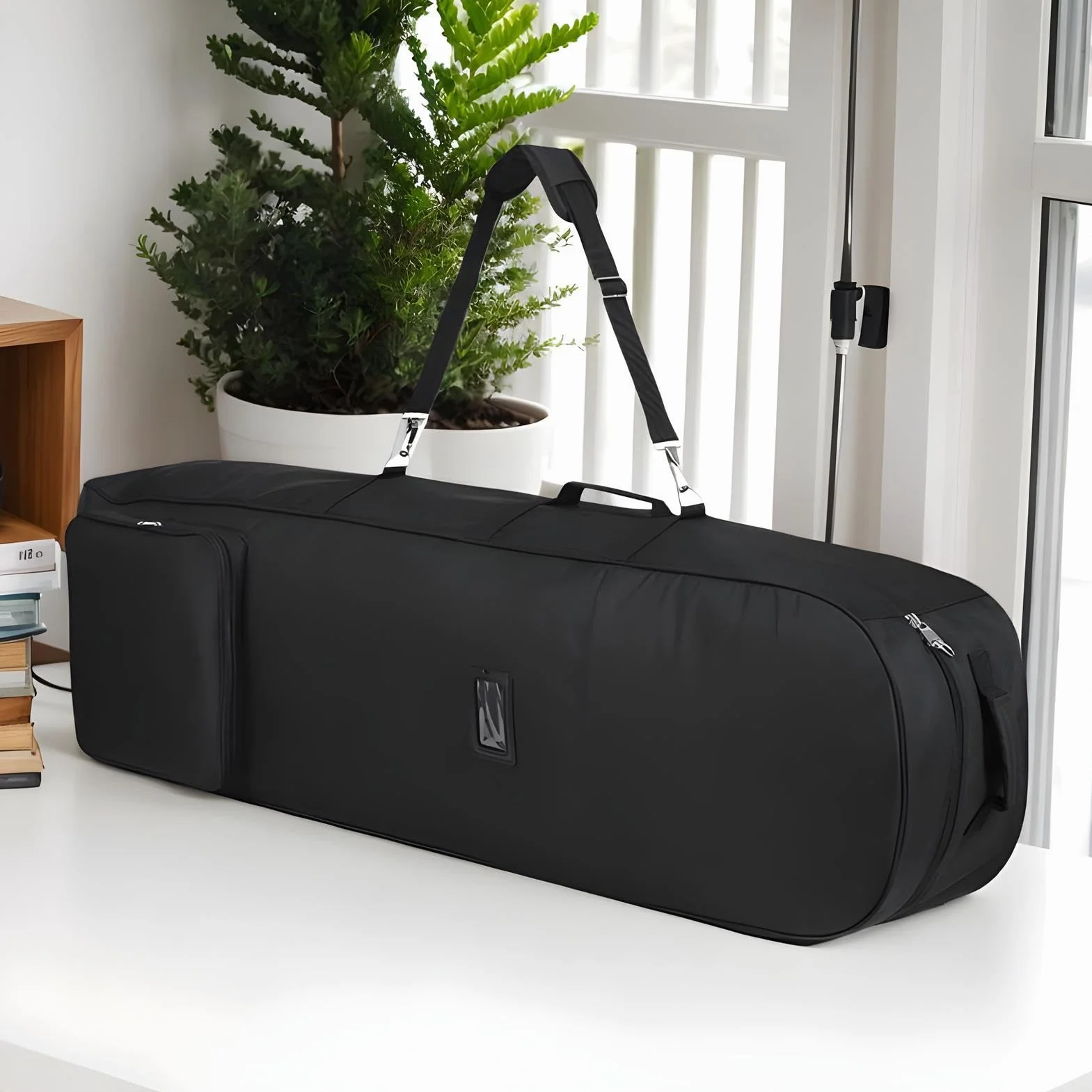 Bolsa de Viaje para Palos de Golf, Bolsa de Golf para aerolíneas – Bolsa Plegable de Gran Capacidad para Accesorios Deportivos con Ruedas para Gimnasio, Camping, Viajes, Viajes, mochileros
