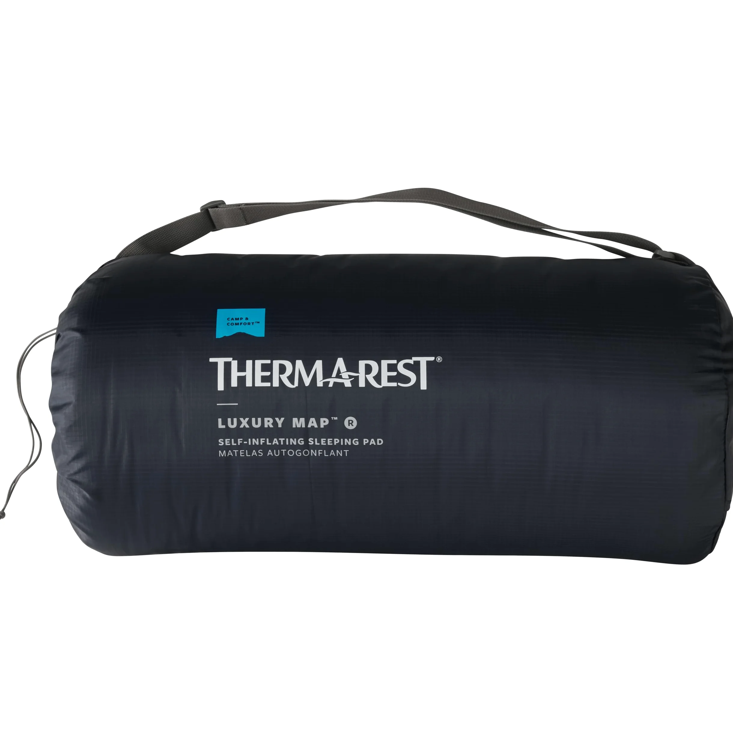 Therm-a-Rest LuxuryMap - Colchoneta de Dormir de Espuma autoinflable para Camping, tamaño Grande, 64 x 196 cm