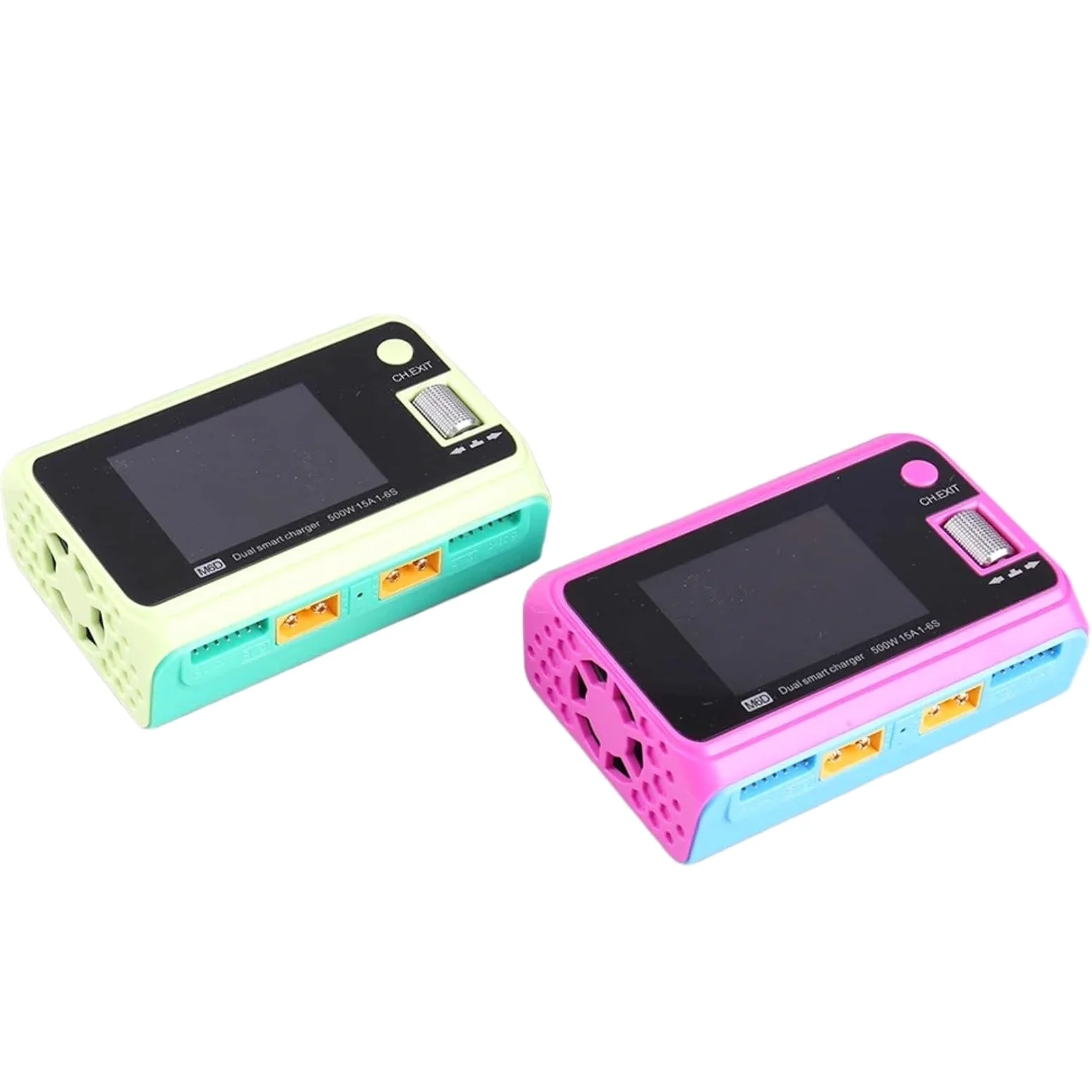 Balance M6D de doble canal 500W para cargador para baterías 6S, carga rápida con refrigeración optimizada y puerto USB (C)
