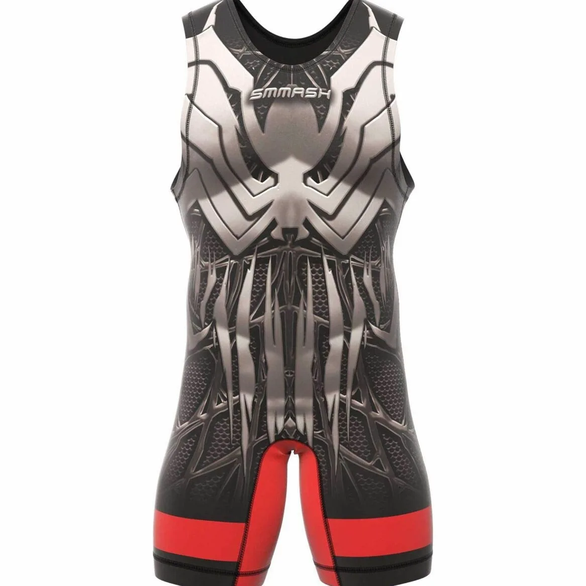 SMMASH Venomous Profesionalmente Camiseta de Lucha Libre para Hombres, Wrestling Traje, Lucha Libre Ropa, Wrestling Outfit, Material Transpirable y Antibacteriano