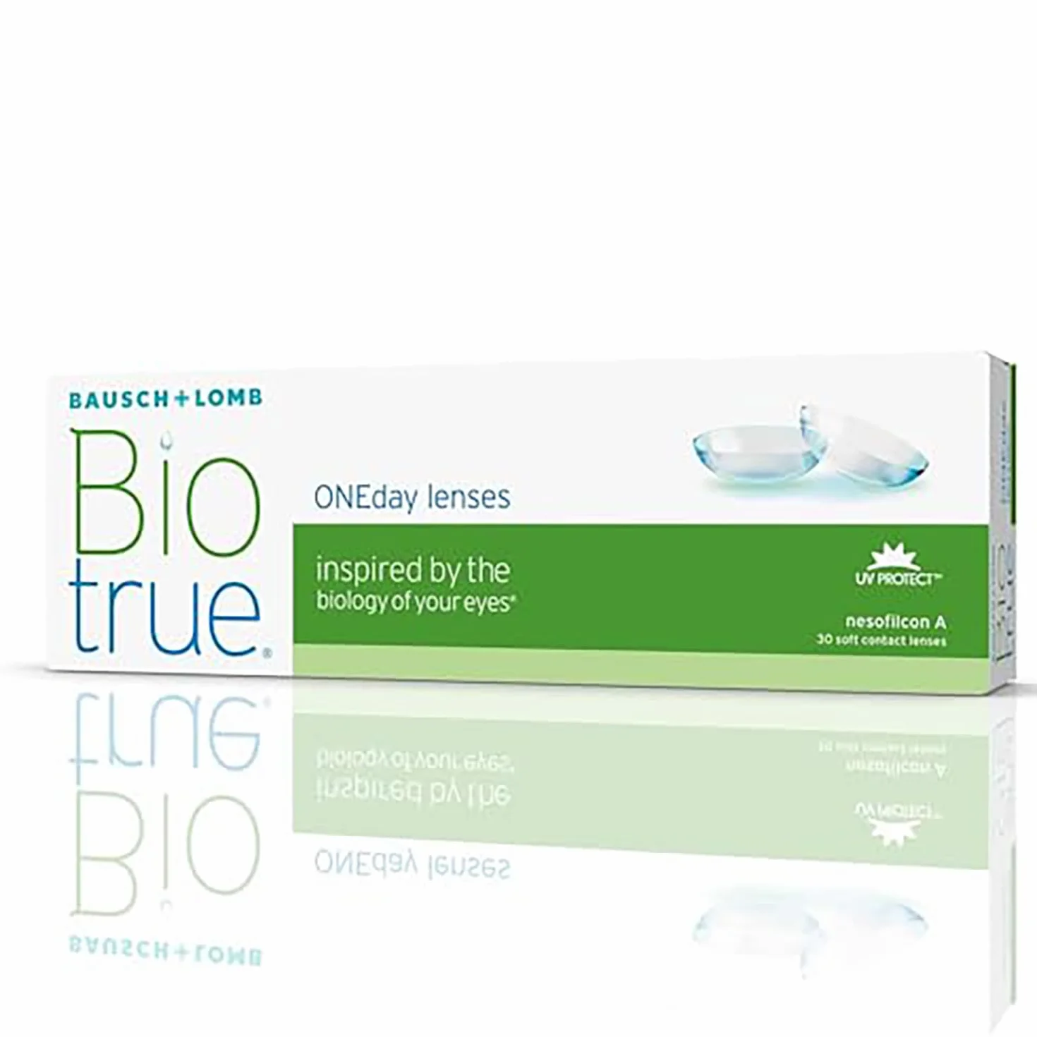 BAUSCH + LOMB Biotrue ONEday lentillas diarias esféricas 30 unidades 8.6 BC 14.20 DIA -02,50