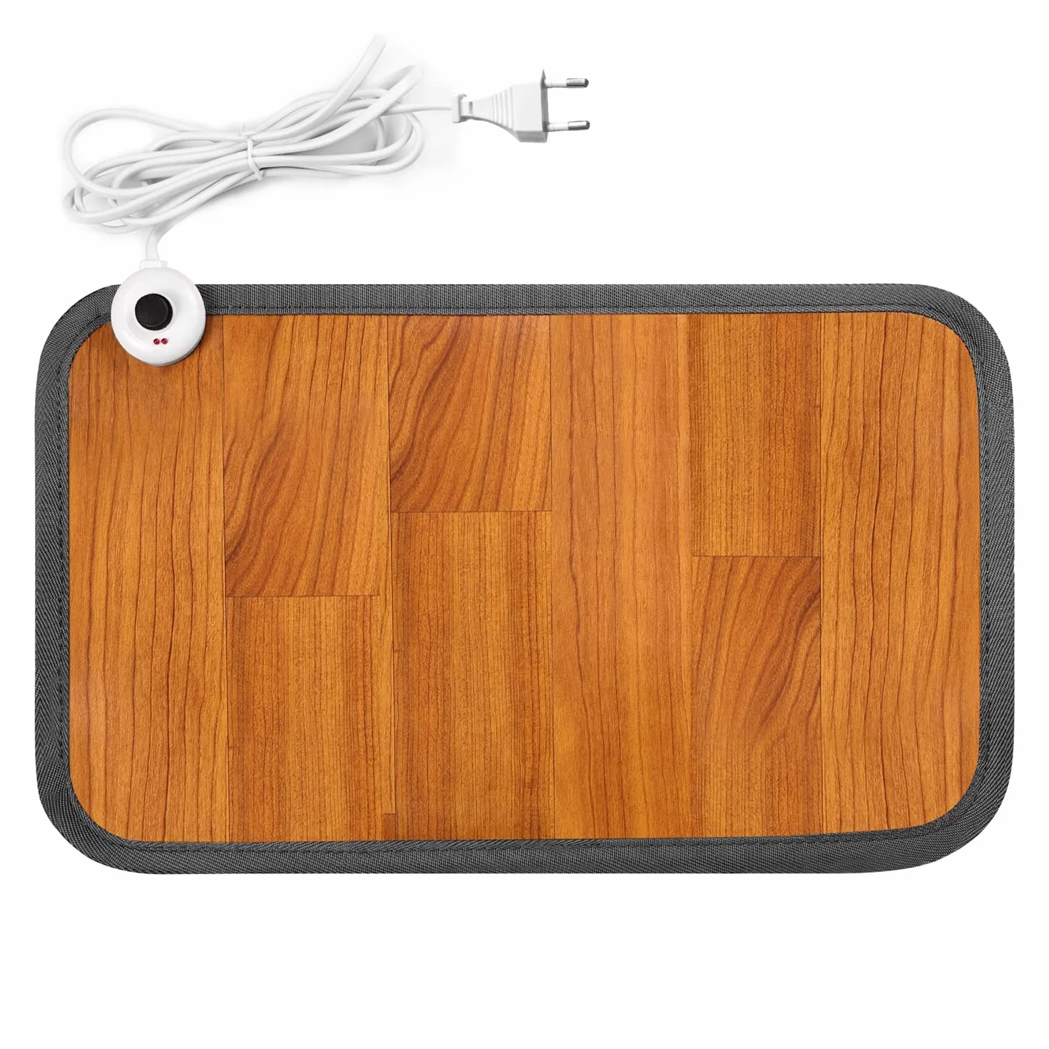 Alfombrilla con calefacción, 230 V, suelo radiante con calentador de pies eléctrico, 50 x 30 cm Se puede utilizar en la oficina o en casa Calefacción con almohadilla térmica de cristal de carbono