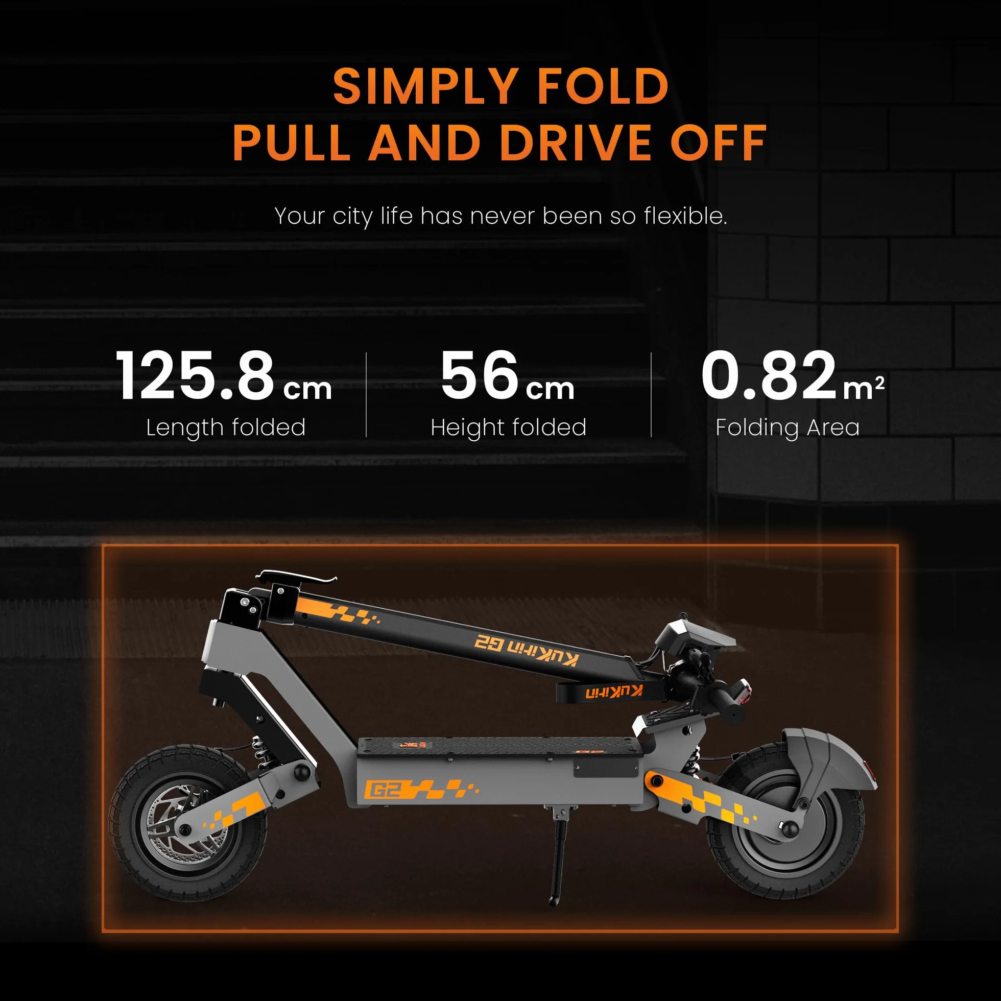 KUKIRIN G2 Patinete Eléctrico para Adultos, Elige Versión 800W o VMP 500W, Neumáticos Tubeless de 10 Pulgadas, Doble Suspensión, Frenos de Disco, Plegable