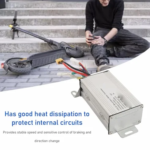 Controlador Scooter Eléctrico y Bicicleta Eléctrica, 36V 350W Efectivo para Motores, Ideal para Usuarios Profesionales y Recreación Urbana