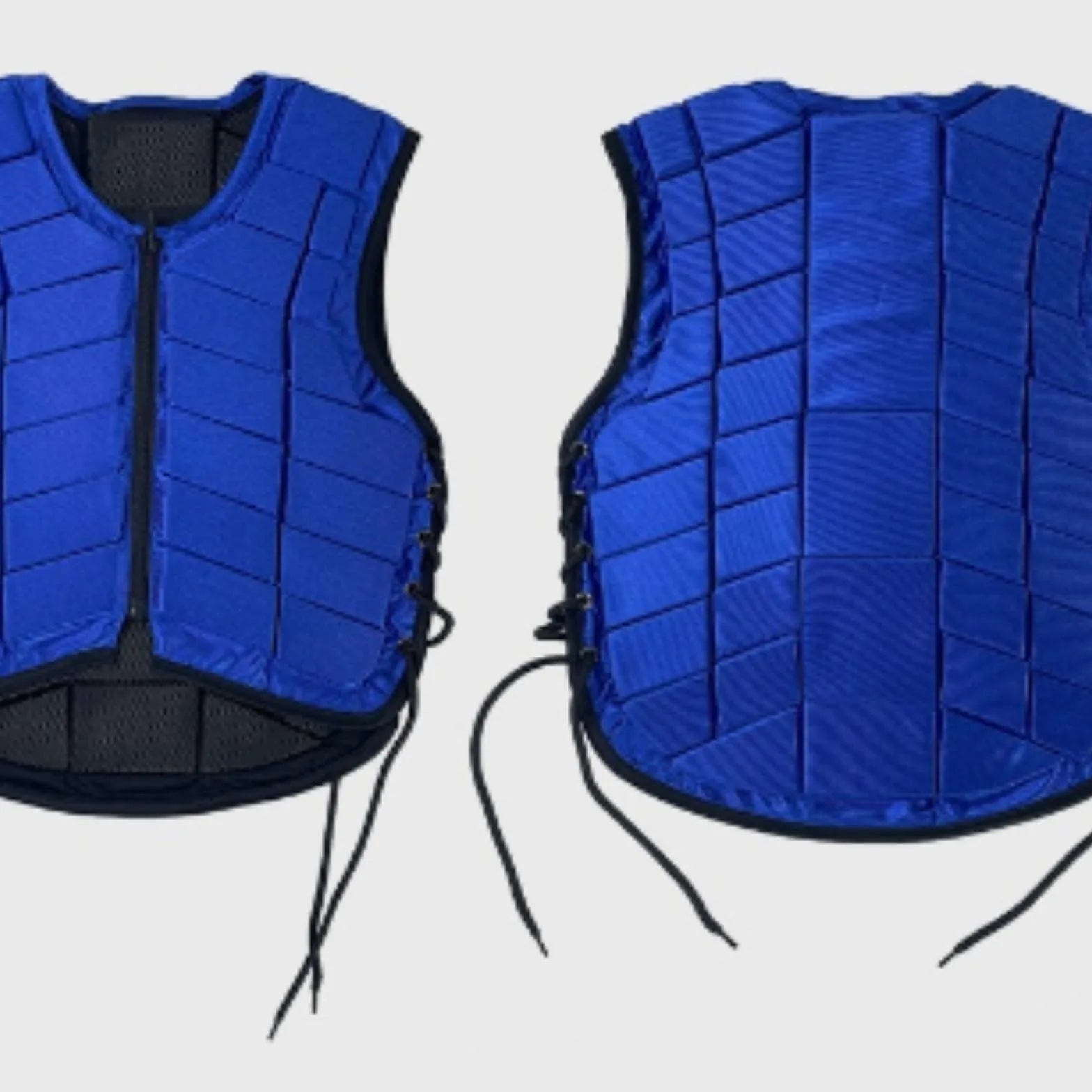 Chaleco Ecuestre con Protección contra Impactos Accesorio para Montar Caballos Chaleco Ecuestre con Lados Ajustables Malla Transpirable y Acolchado, Rojo, L
