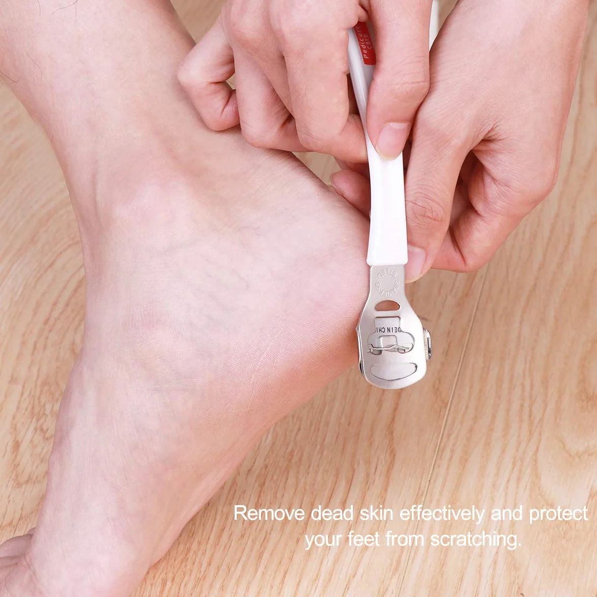 Healifty Afeitadora para pies con 20 cuchillas desechables de acero inoxidable para callosidades