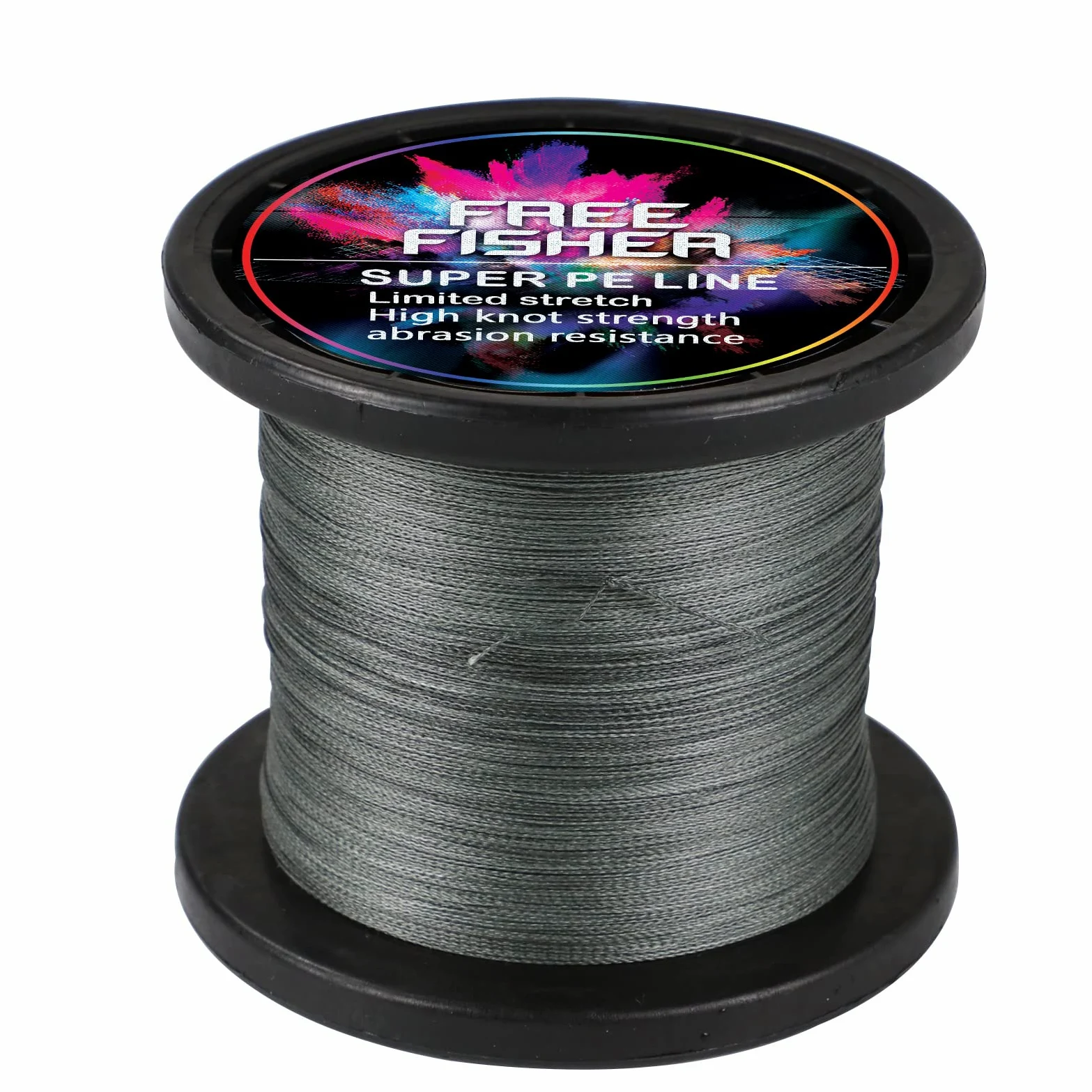Hilo Trenzado Pesca 300m/1000m/2000m 4 Trenzados Resistentes Desgaste Suaves Hilos de Pesca PE Fuerte Tensión Línea Mar Pesca Línea 4.5-45kg, Gris (1000m), 10# (0.55mm/45kg)