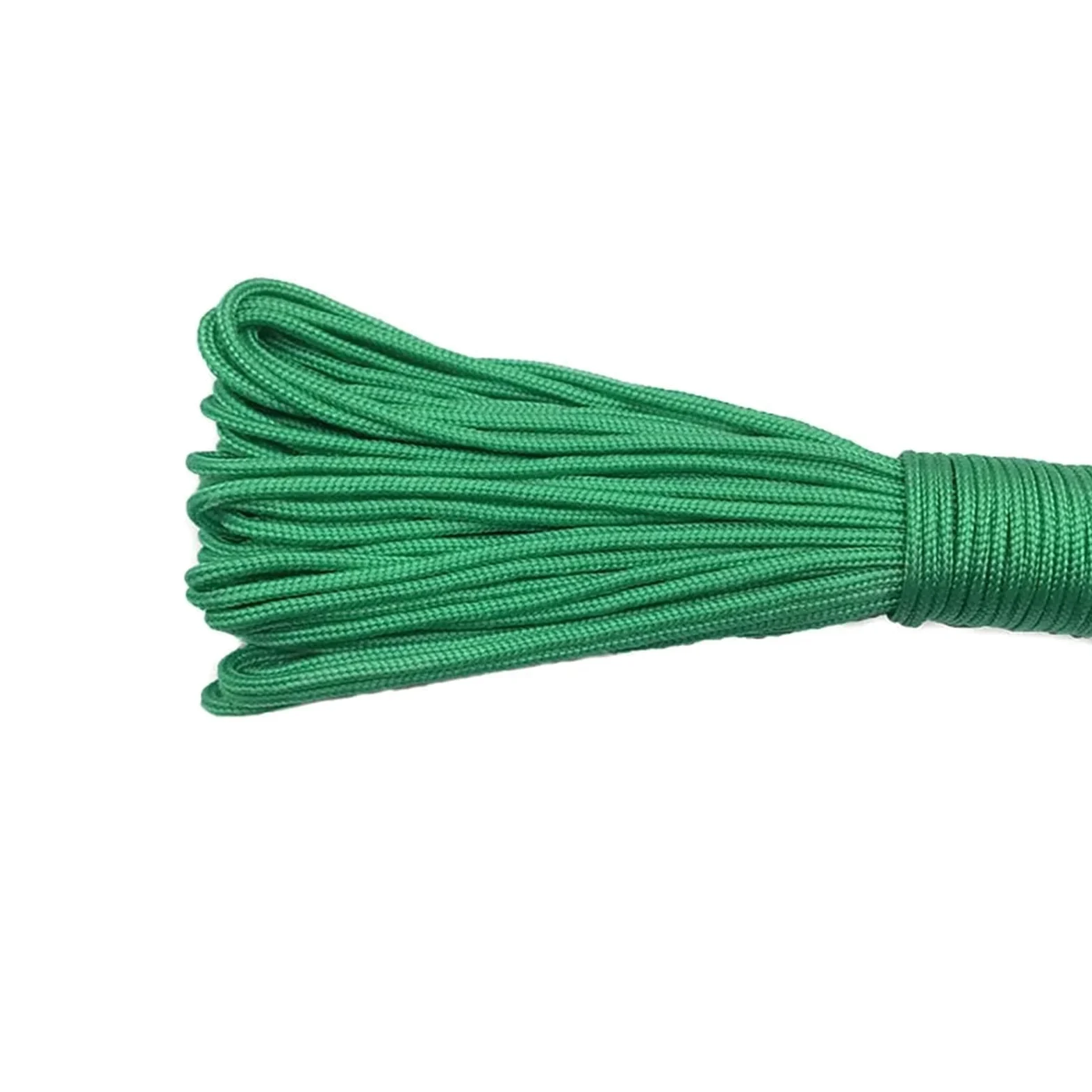 Paracorde Cuerda de paracaídas 100M diámetro y 2mm con un Soporte, Cuerda Supervivencia, Escalada for Acampar, fabricación Joyas for Senderismo(Grass Green,100meters)