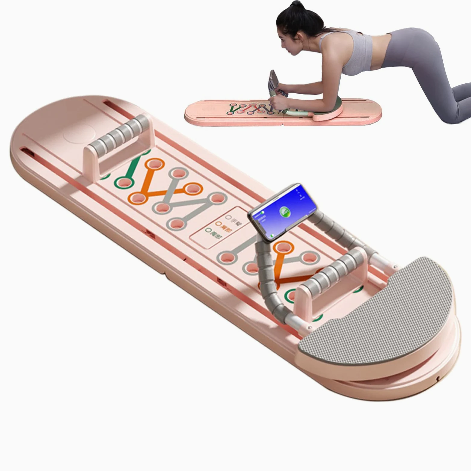 Máquina De Pilates Reformar - Accesorios de Fitness y Ejercicio Plegables,Tabla De Pilates Para Entrenamiento De Abdominales Y Core,Para Oficina Entrenamiento Rehabilitación Empaquetado