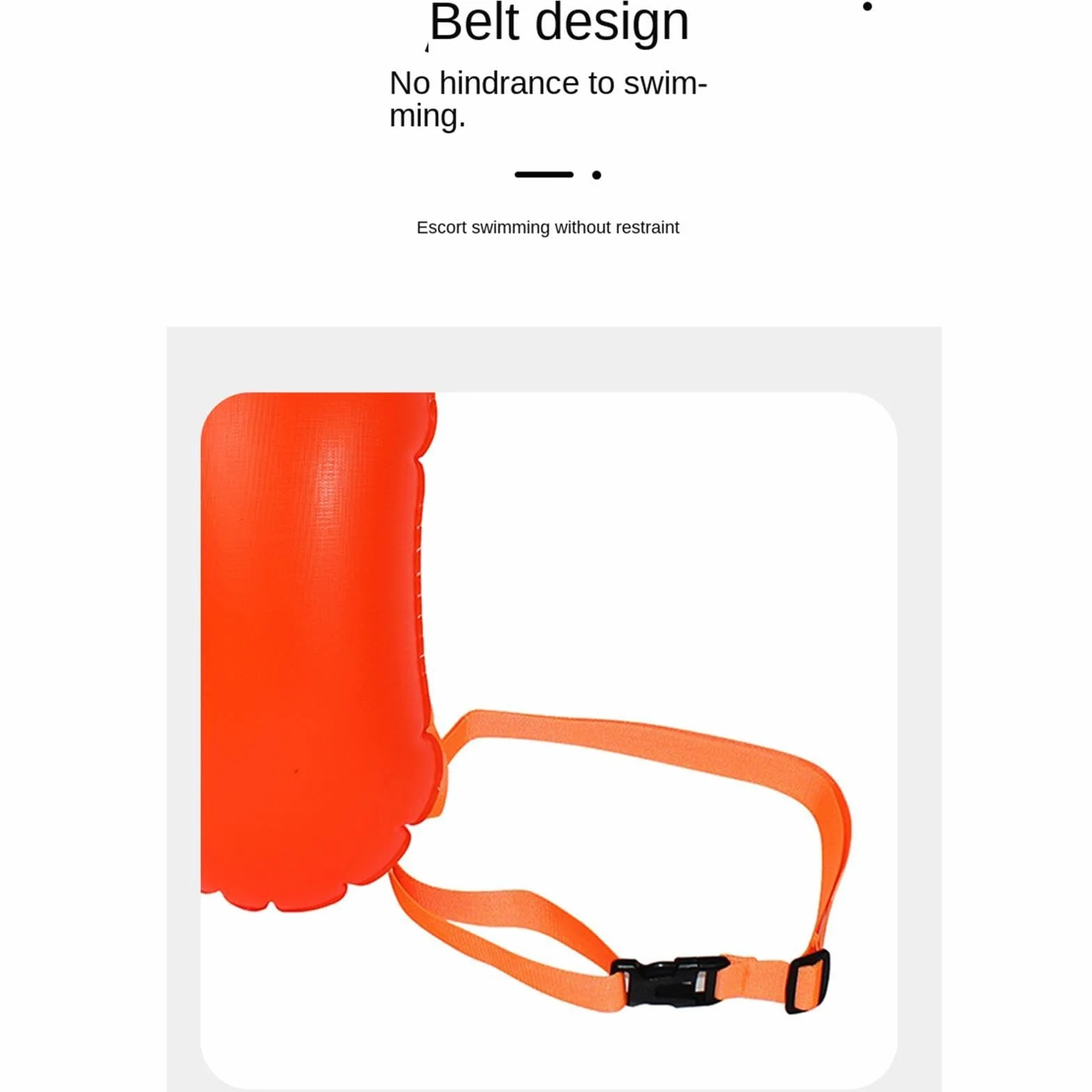 Open Water Swim Buoy | Inflatable High Visibility Waterproof Swim Training Float with Safety Storage, For Men Women Swimmers Beginners Lifeguard Training Competition