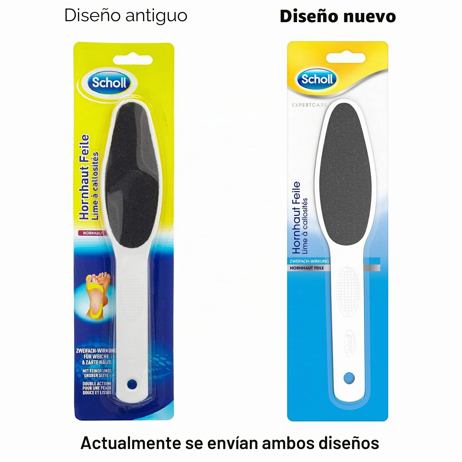 SCHOLL Lima para Callos, Suaviza y Elimina Callos, Blanco