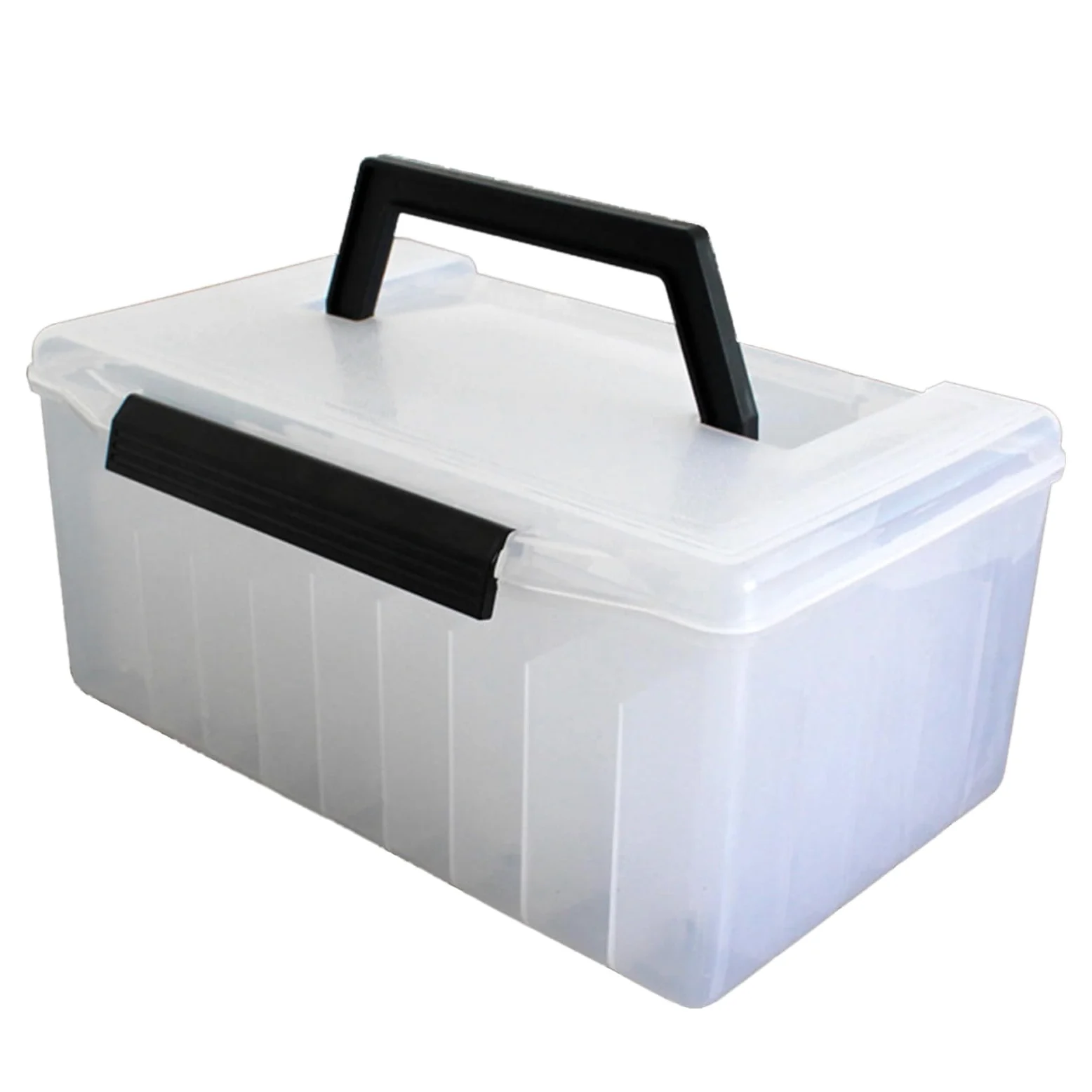 Caja de pesca con 52 rejillas, caja de aparejos de plástico, caja forrada de calamar, señuelos duros, caja de herramientas, organizadores de almacenamiento de pesca portátiles