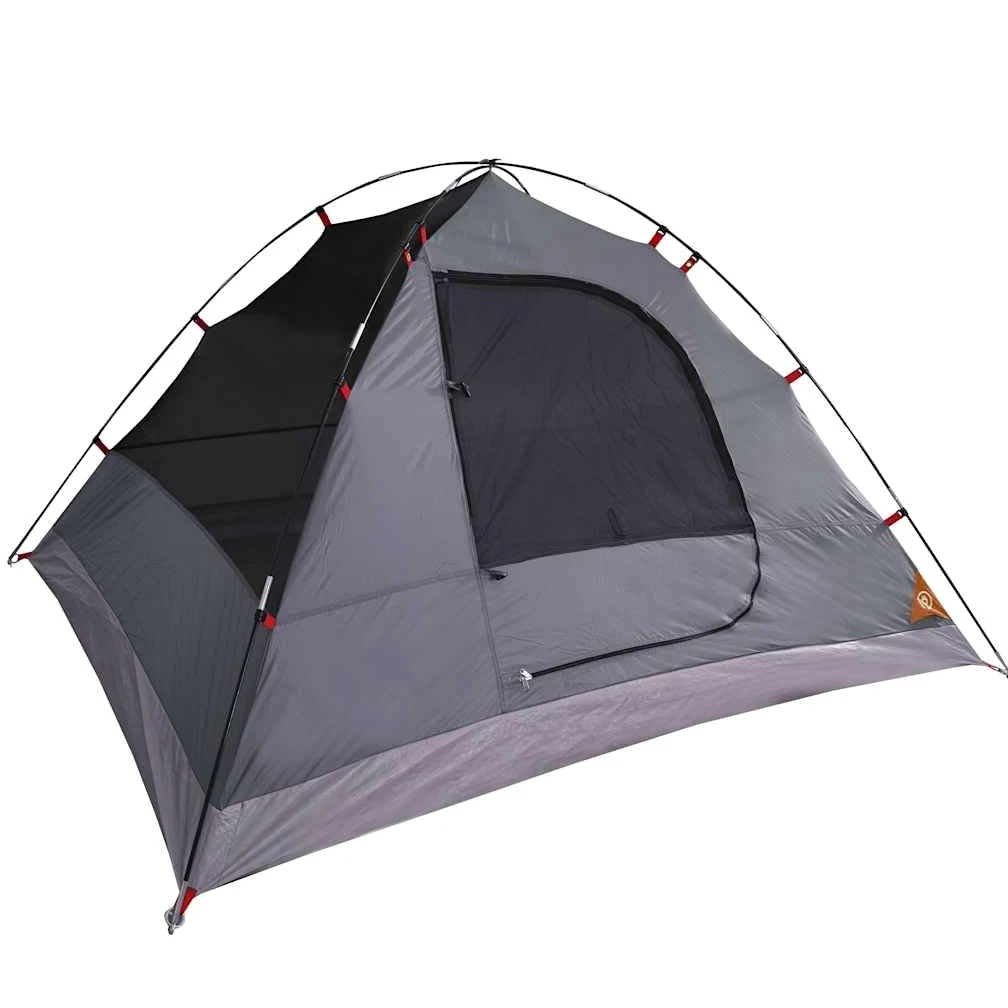 Tienda de campaña con cúpula para 6 personas, color naranja, con toldo extraíble, ligera tienda familiar de poliéster para camping, actividades al aire libre, senderismo y festivales