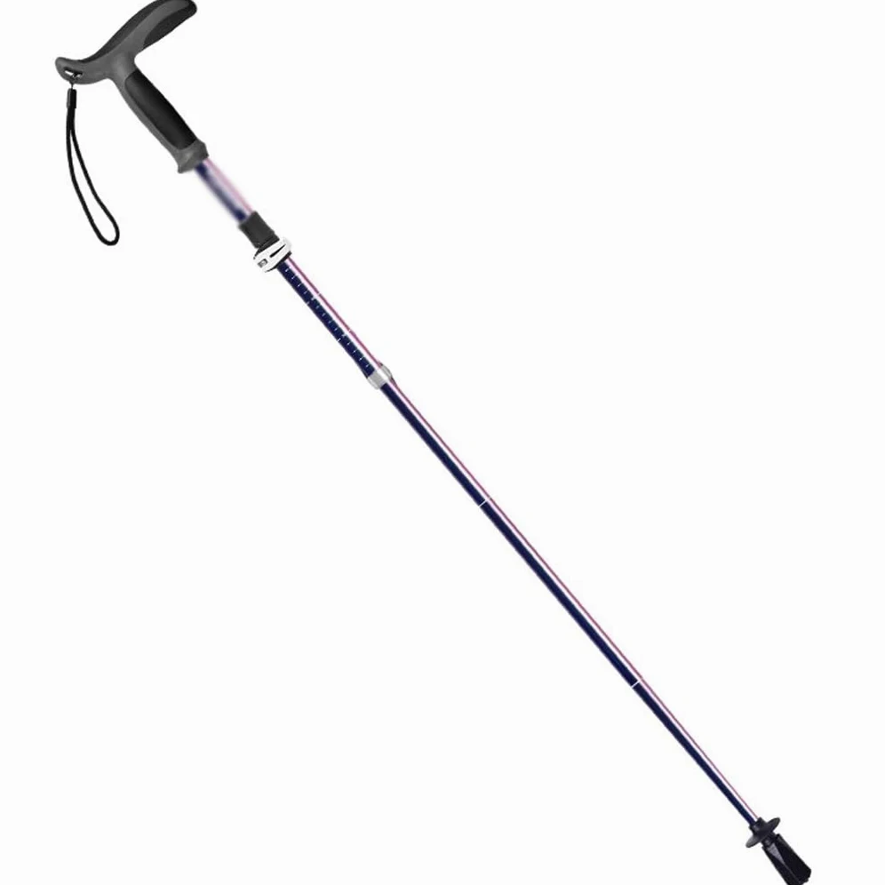 Bastones De Trekking Ultraligeros De Fibra De Carbono, con Sistema De Bloqueo De Perilla, Bastones De Trekking Plegables Y Compactos, Bastones De Trail Running para Principiantes