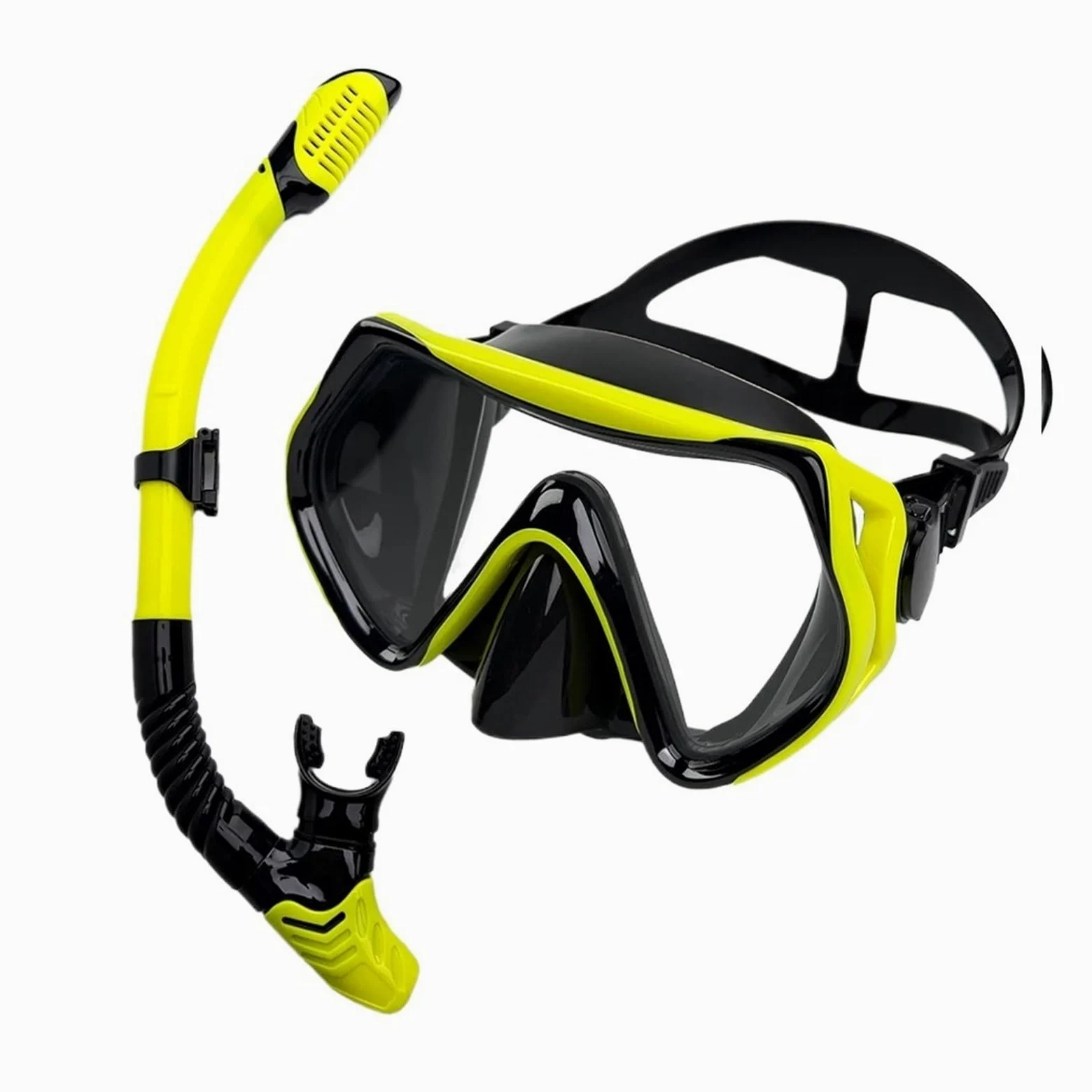 Máscara de Snorkel for Nadar | Lente Vidrio Templado y Hebilla liberación rápida | Equipo Deportes oceánicos