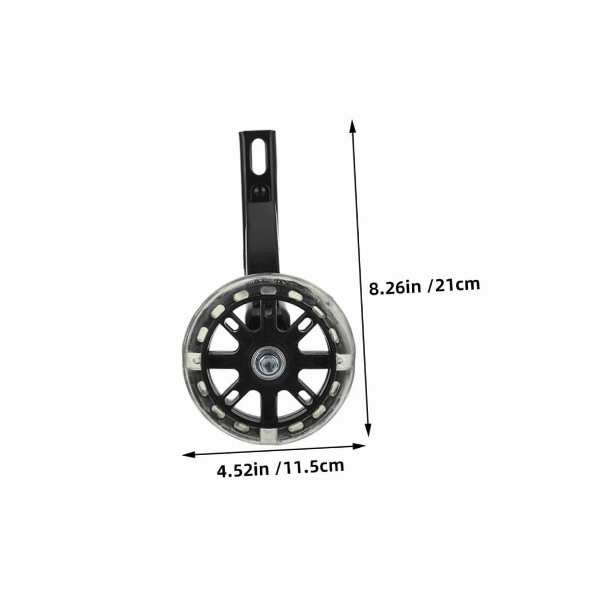 Toddmomy Rueda de Entrenamiento para Niños, 2 Pares, Acero al Carbono | Desmontable, Alta Resistencia, Pu, para Bici Infantil, Lote de Cuatro Piezas